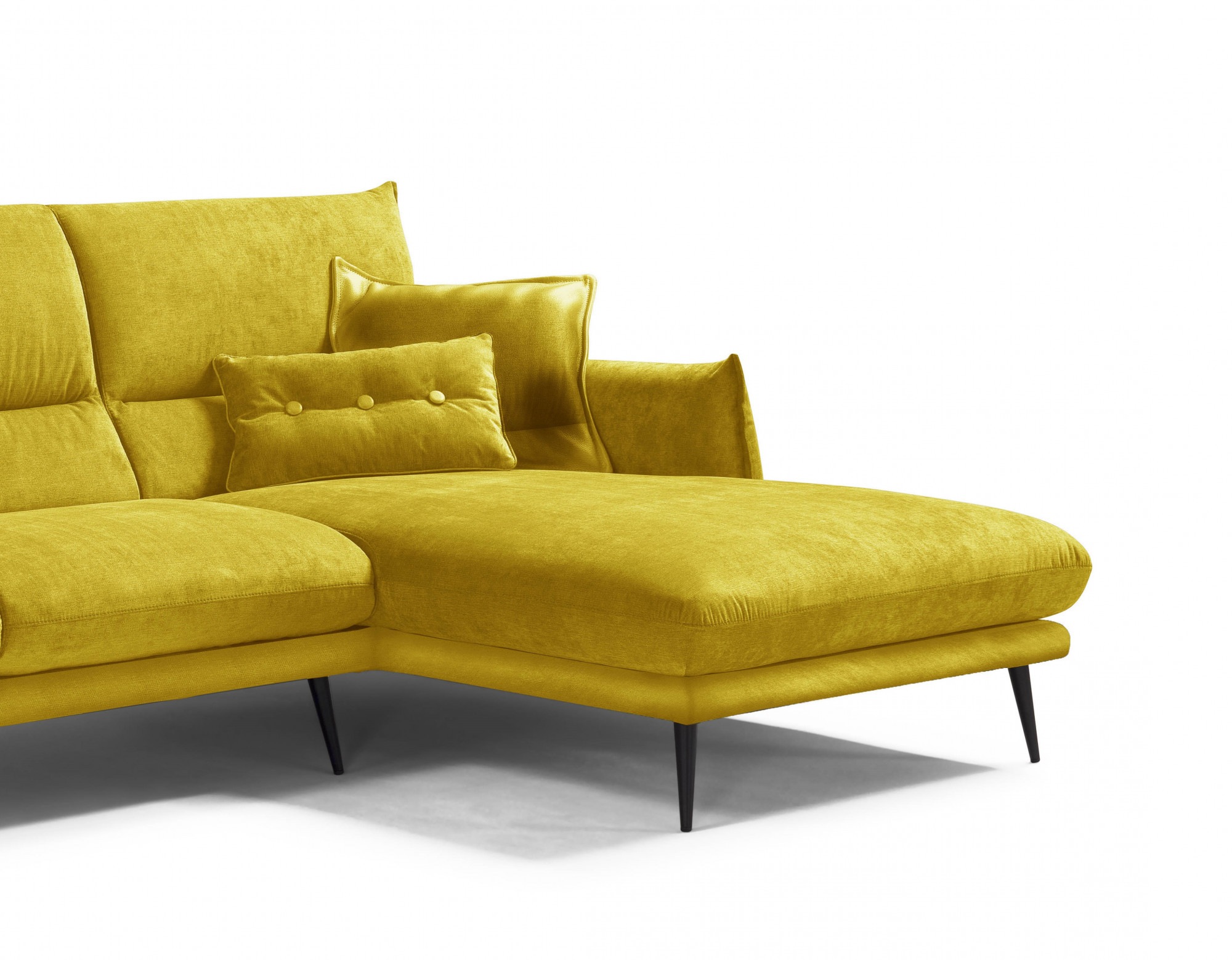 Thumbnail - Egoitaliano Ecksofa "FUNNY, hochwertiges & aktuelles Design, bequeme Rückenlehne, L-Form" hochwertiger Sitzkomfort, L-Fo...