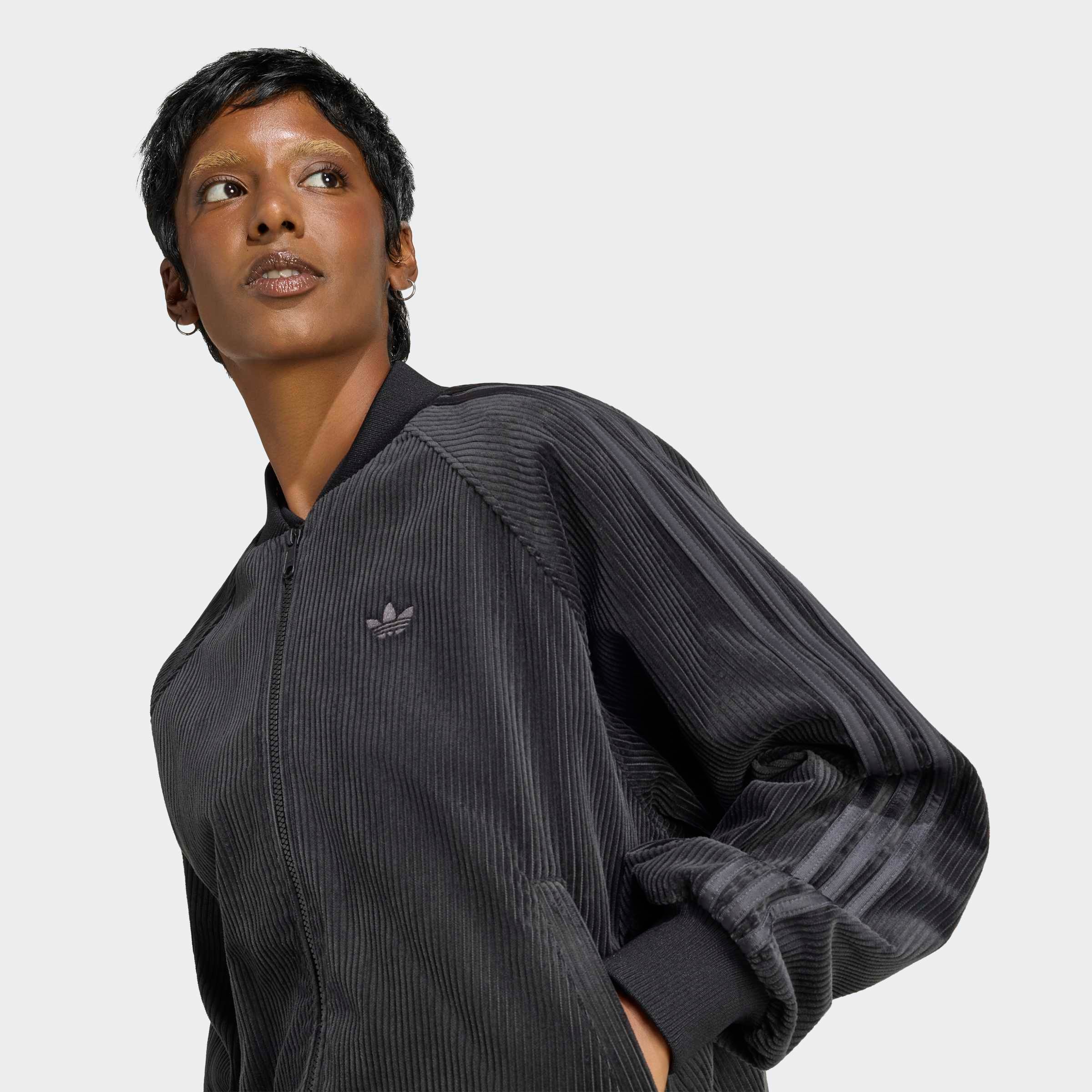 adidas Originals Outdoorjacke »CORDUROY SST ORIGINALS, OVERSIZED« mit Reißverschluss, aus Baumwolle, für Erwachsene