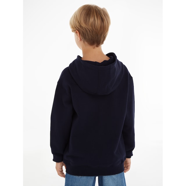 Black Friday Tommy Hilfiger Kapuzensweatshirt »HILFIGER ARCHED HOODIE«, mit  Hilfiger Logo-Schriftzug | BAUR