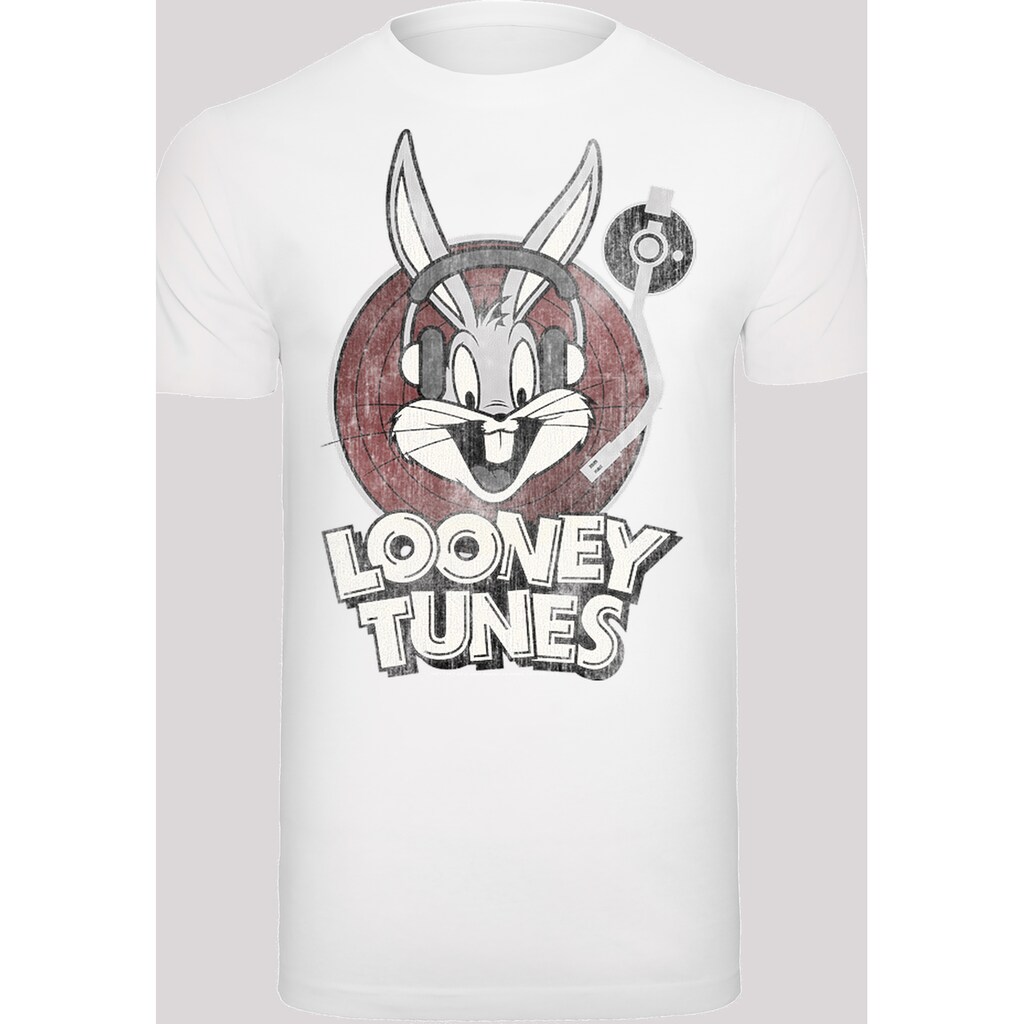 F4NT4STIC Kurzarmshirt »F4NT4STIC Herren Looney Tunes Bugs Bunny with T-Shirt Round Neck«, (1 tlg.)