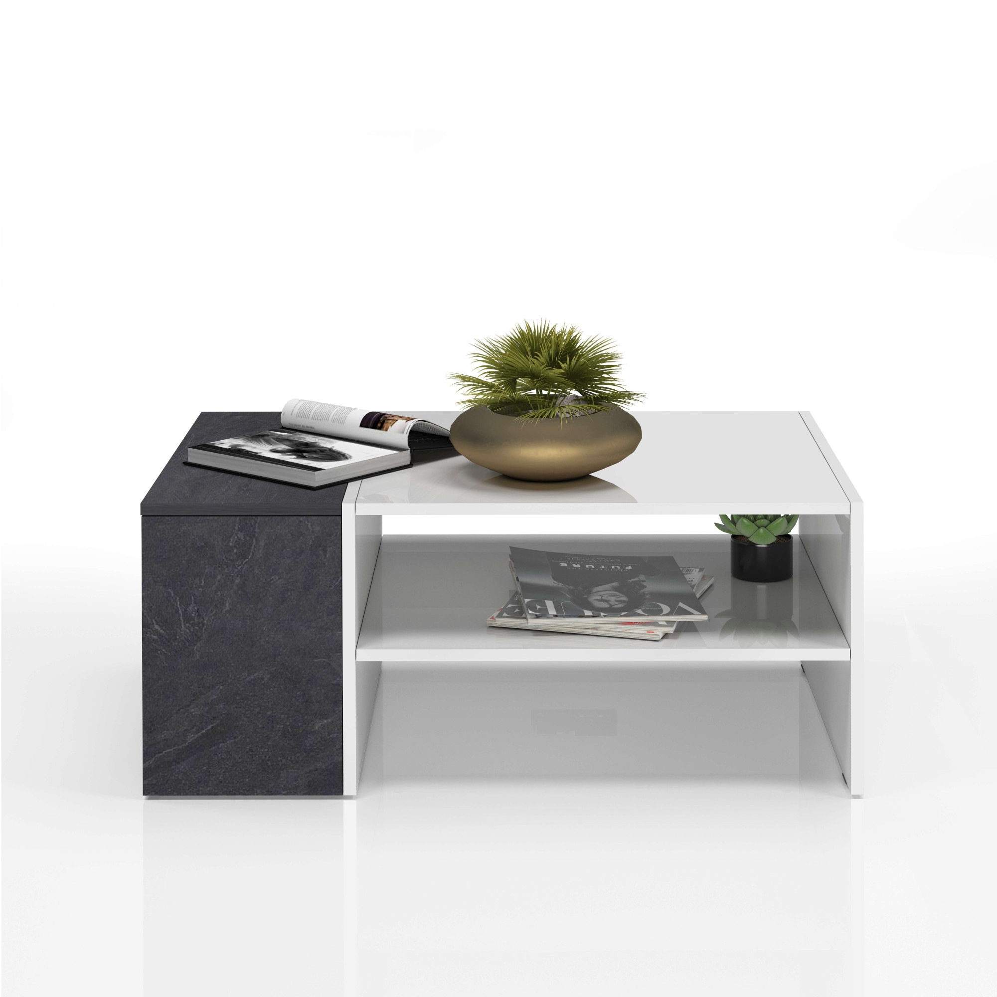 Home affaire Couchtisch "Coro, Couchtisch, Couchtisch mit seitlichem Staura günstig online kaufen