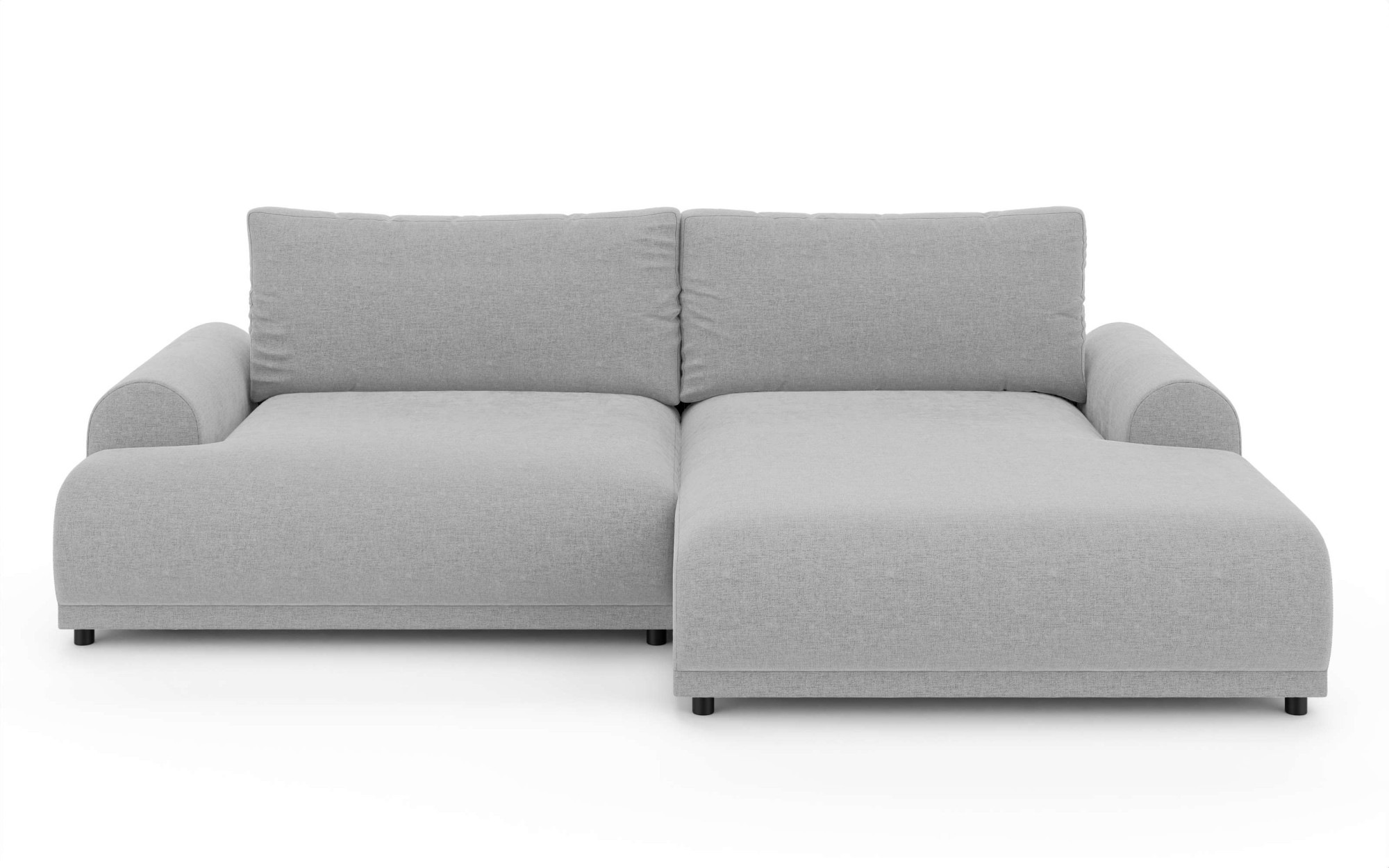 INOSIGN Ecksofa »Marsby, mit Bettfunktion und Bettkasten, Maße: B/H/T 242/65/145 cm«, L-Form mit Wellenunterfederung, Recamiere links oder rechts bestellbar