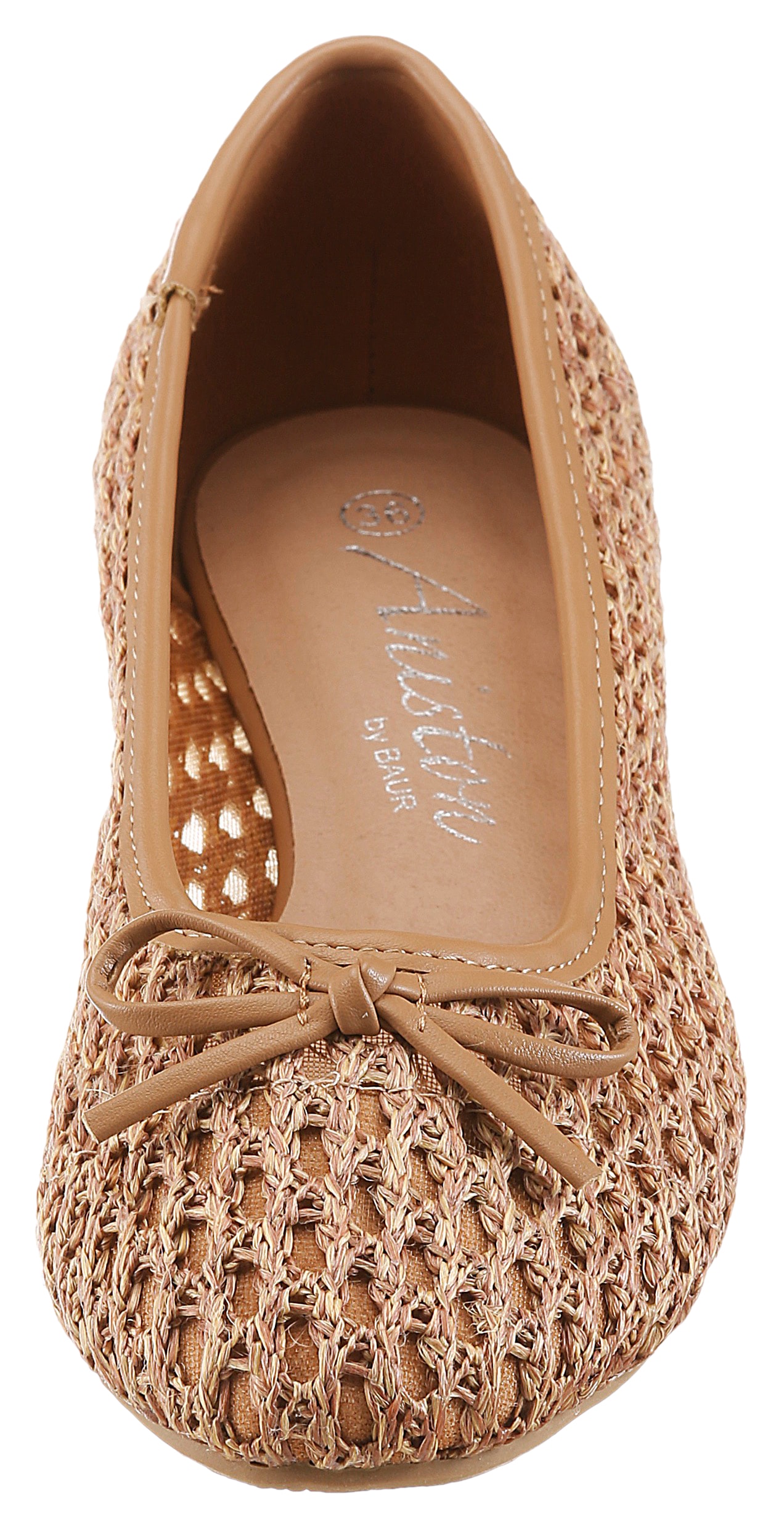 Aniston SHOES Ballerina  Loafer, Slipper, Schlupfschuh mit kleiner Schleife- NEUE KOLLEKTION