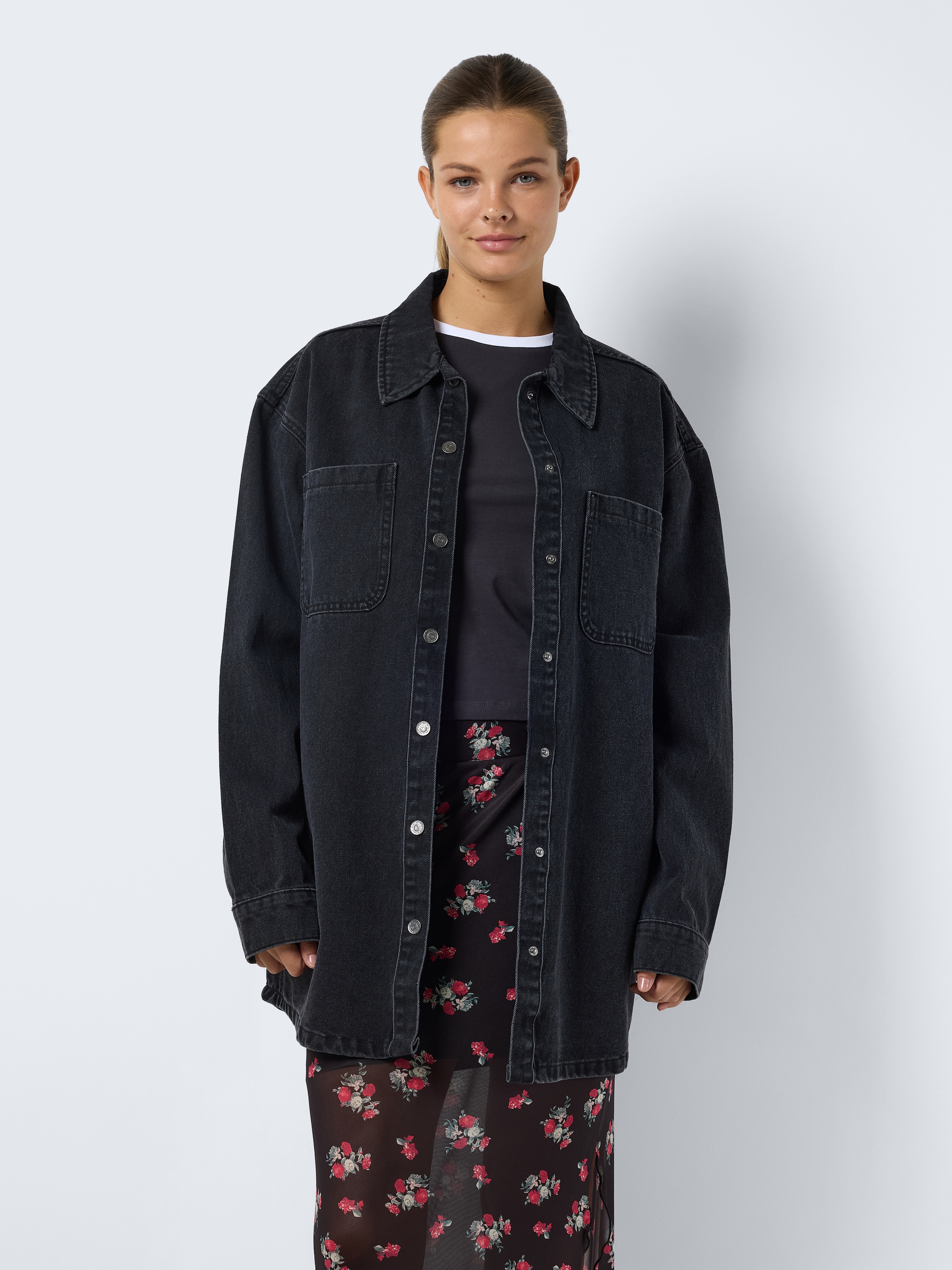 Noisy may Jeansjacke »NMALVA L/S DNM SHACKET AZ387BL NOOS«