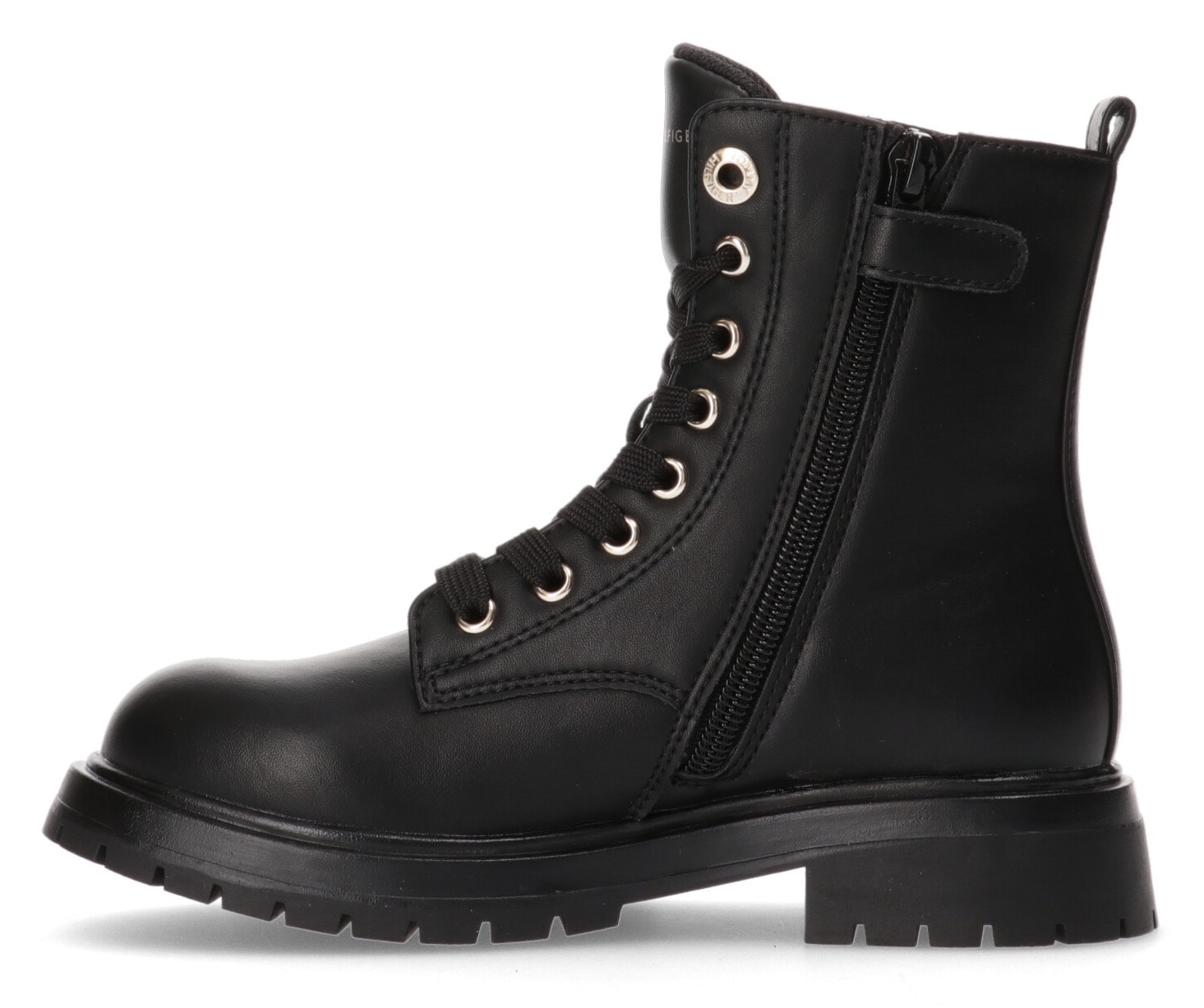 Tommy Hilfiger Schnürboots, Chunky Boots, Plateaustiefel, Schnürboots mit Blockabsatz