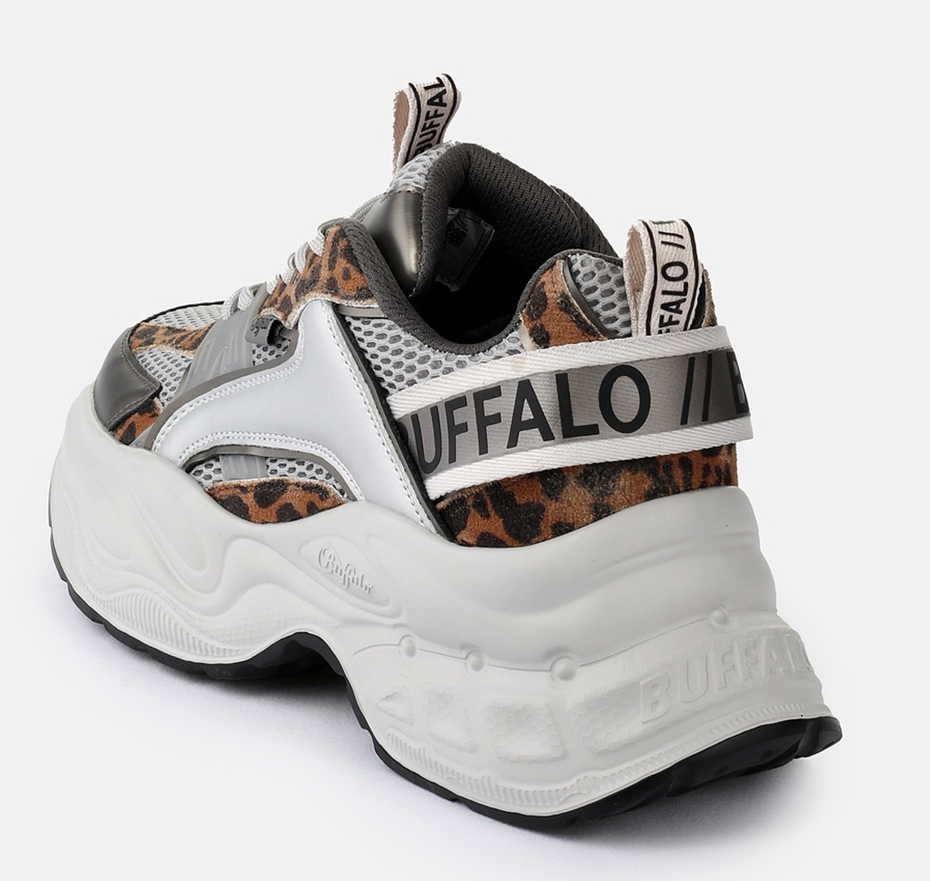 Baskets à plateforme Buffalo Yuno one Blanc/Argent Taille 41 3