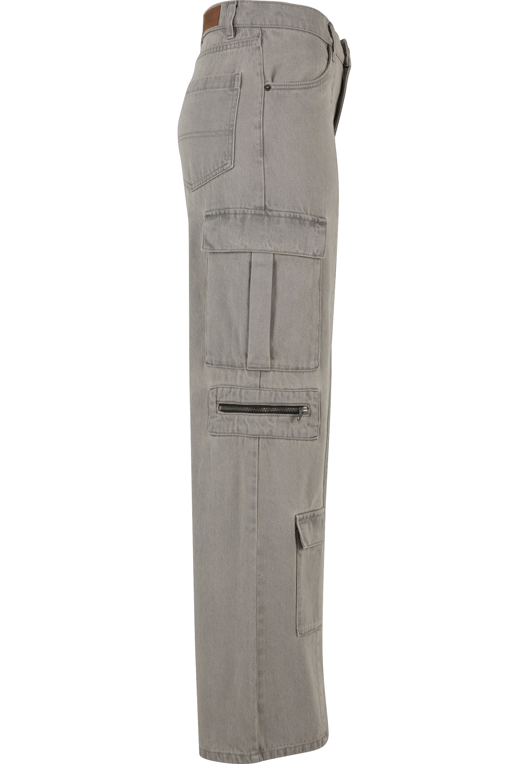URBAN CLASSICS Cargohose »Urban Classics Ladies Loose Utility Denim Pants«