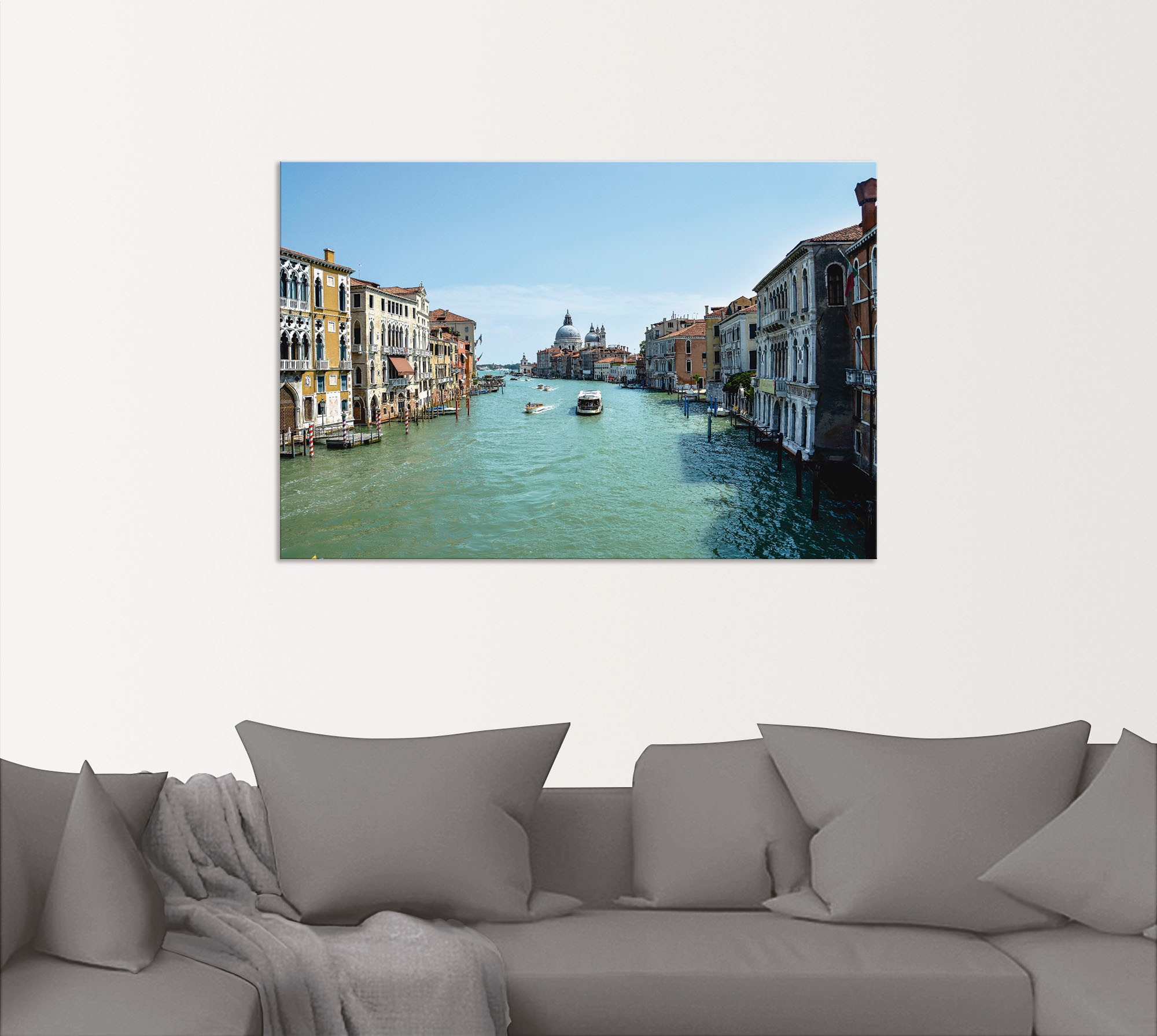 Artland Wandbild »Canale Grande Venedig bei Sonnenschein«, Italien, (1 St.),  als Alubild, Leinwandbild, Wandaufkleber oder Poster in versch. Größen  kaufen | BAUR