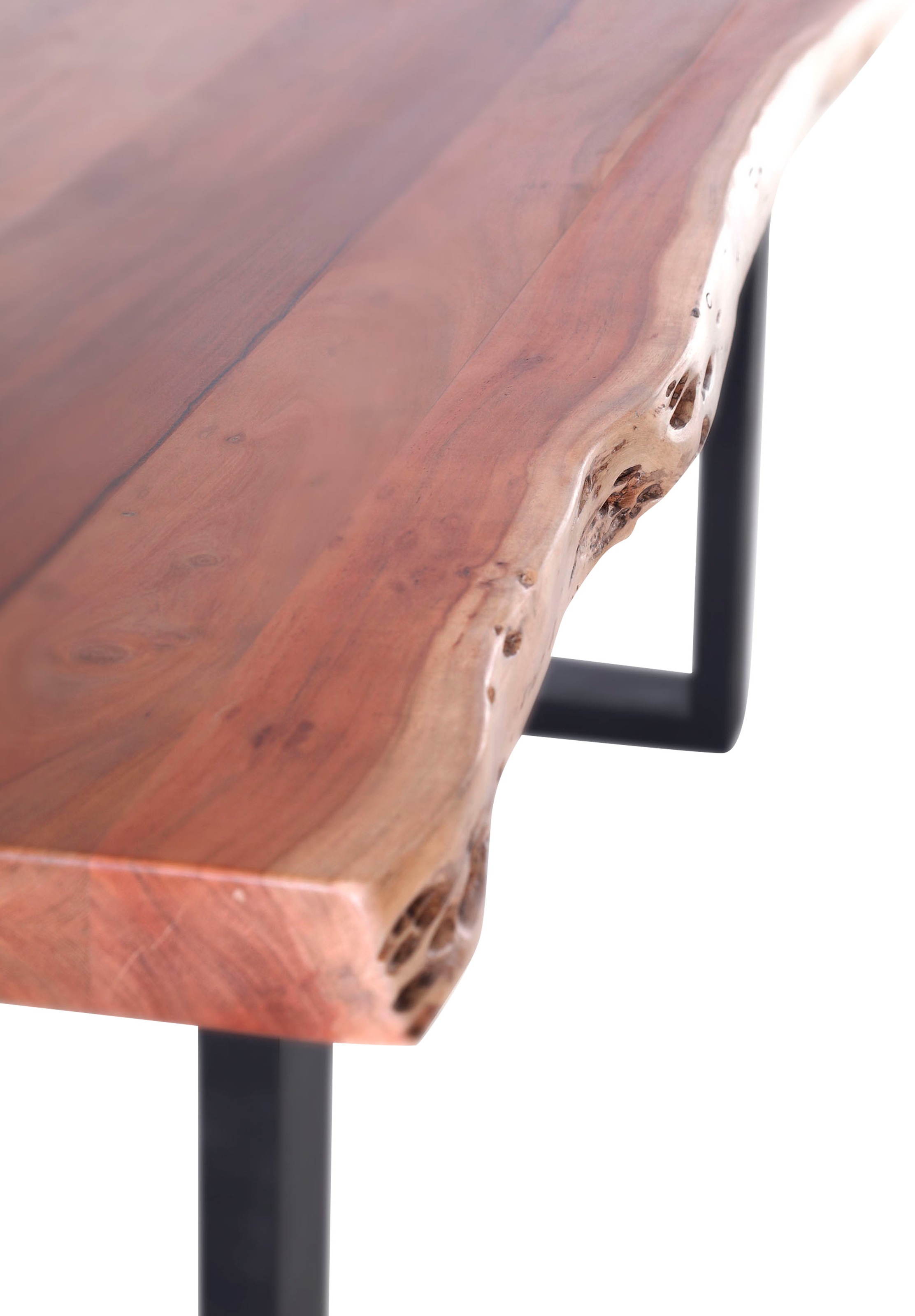GUTMANN FACTORY Siesta Dining Table Natural/Black 200x100cm 3