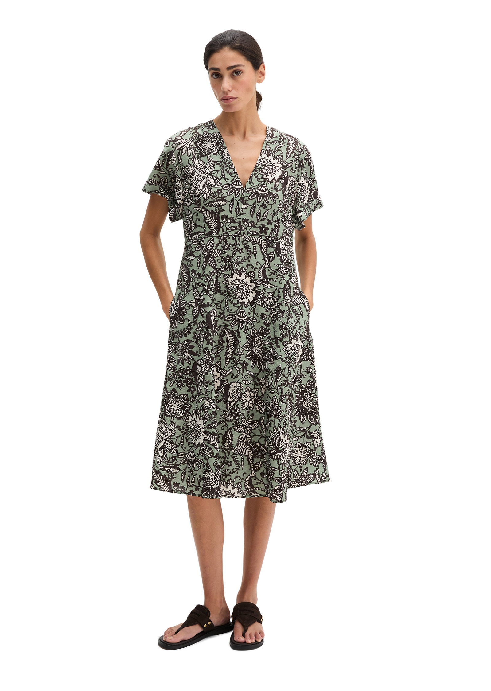 Marc O'Polo Druckkleid »aus bedrucktem Viskose-Mix«