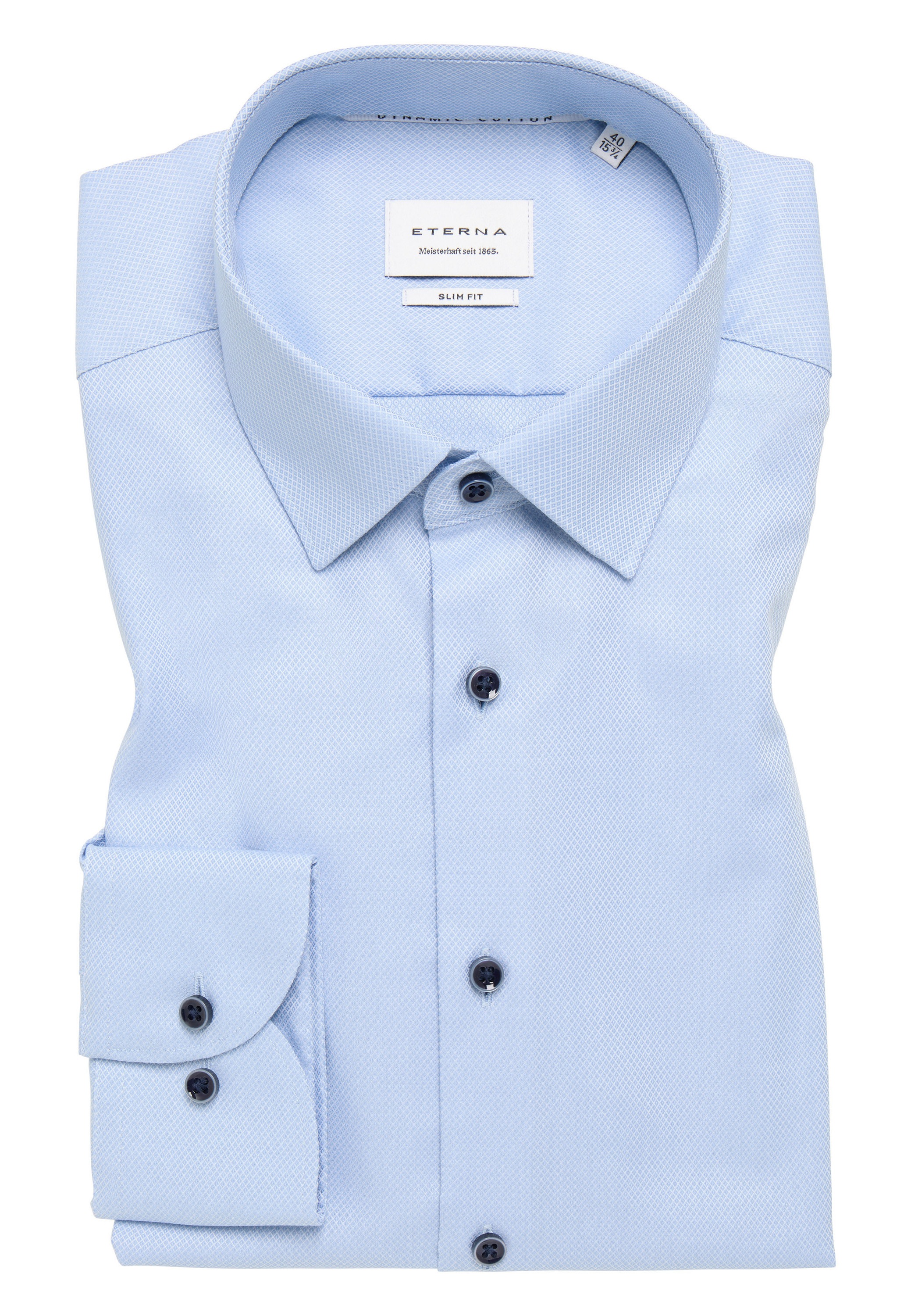 Eterna Langarmhemd »SLIM FIT«, NON IRON (bügelfrei)
