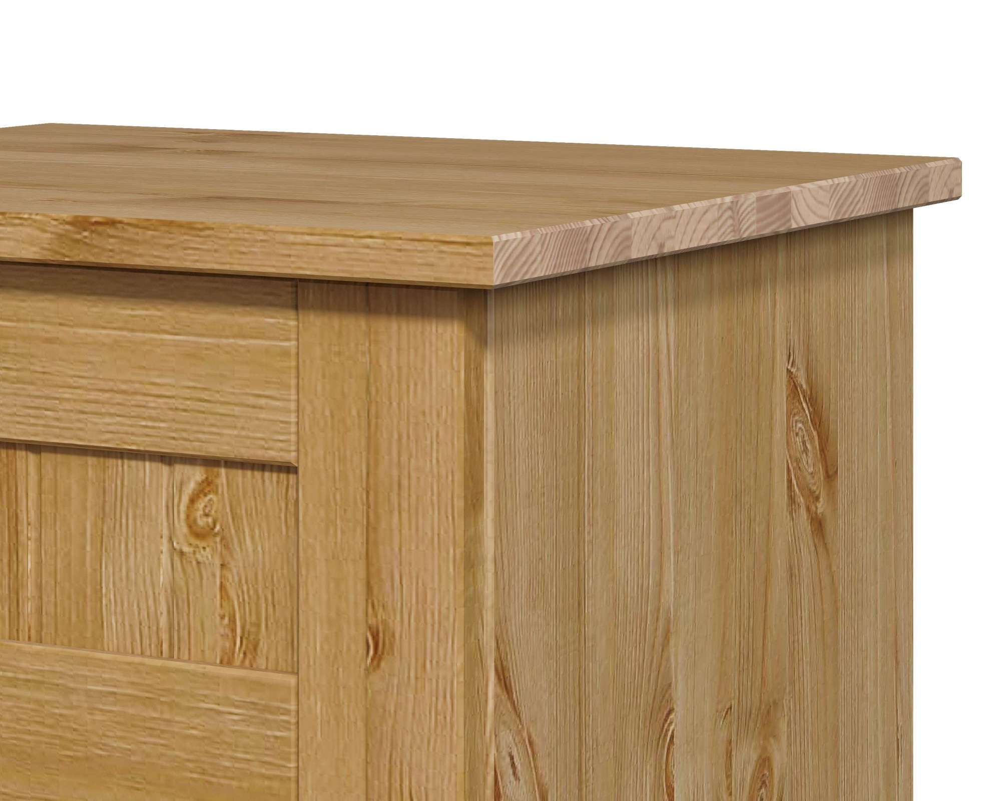 Home affaire Garderobenschrank »Juventus«, (1 St.), aus massiver Kiefer, Breite 67cm, mit Kleiderstange