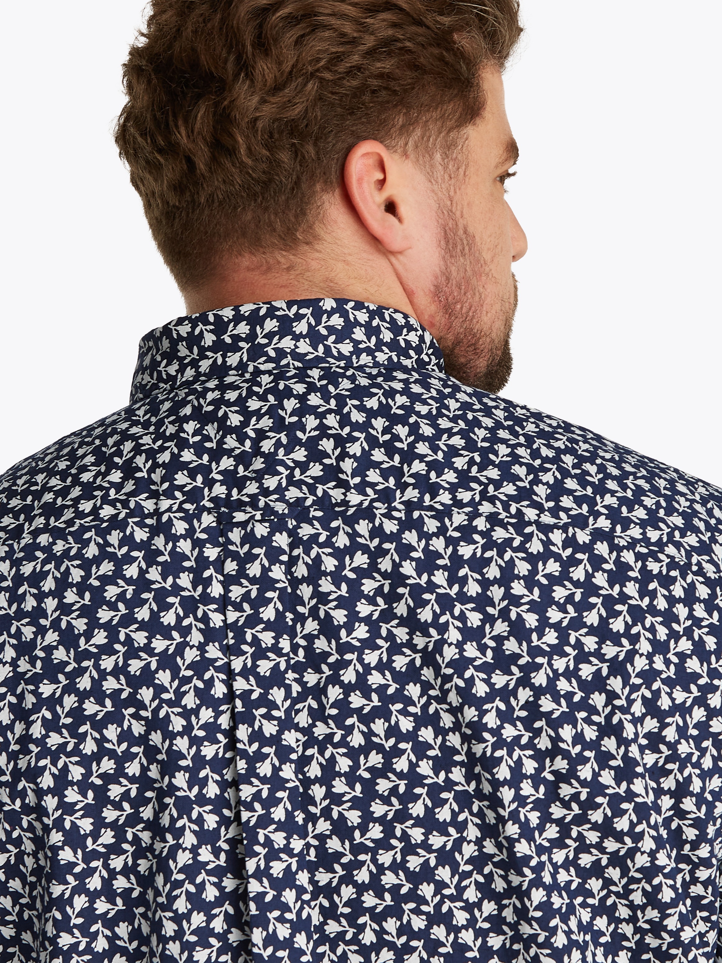 Tommy Hilfiger Big & Tall Kurzarmhemd "BT-LINEN BLEND MPRINT" mit Allover-P günstig online kaufen