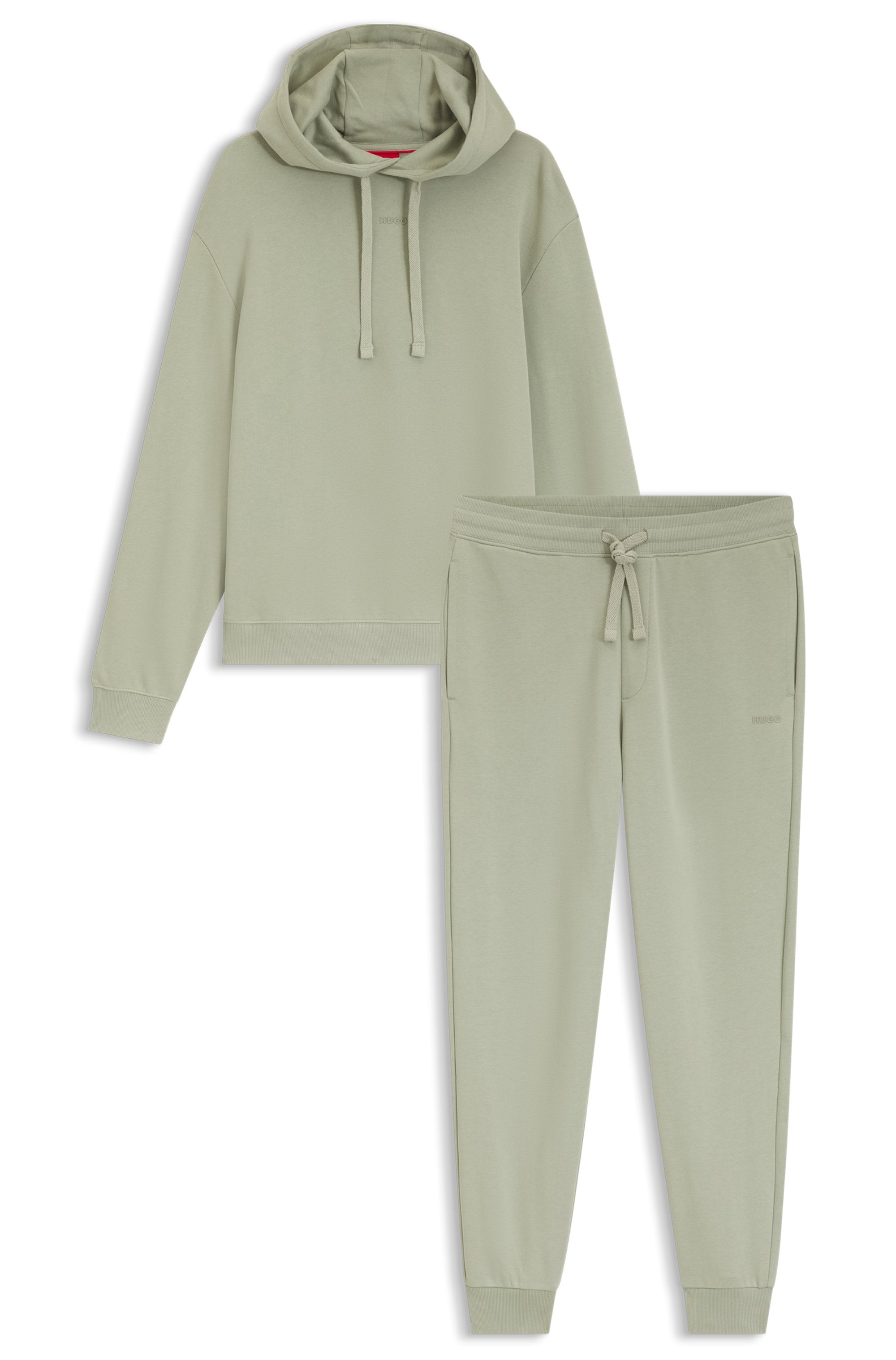 HUGO Jogginganzug »DapoDayote« Set, 2 Zweiteiliger Trainingsanzug Relaxed Fit, Kapuze mit Kordelzug
