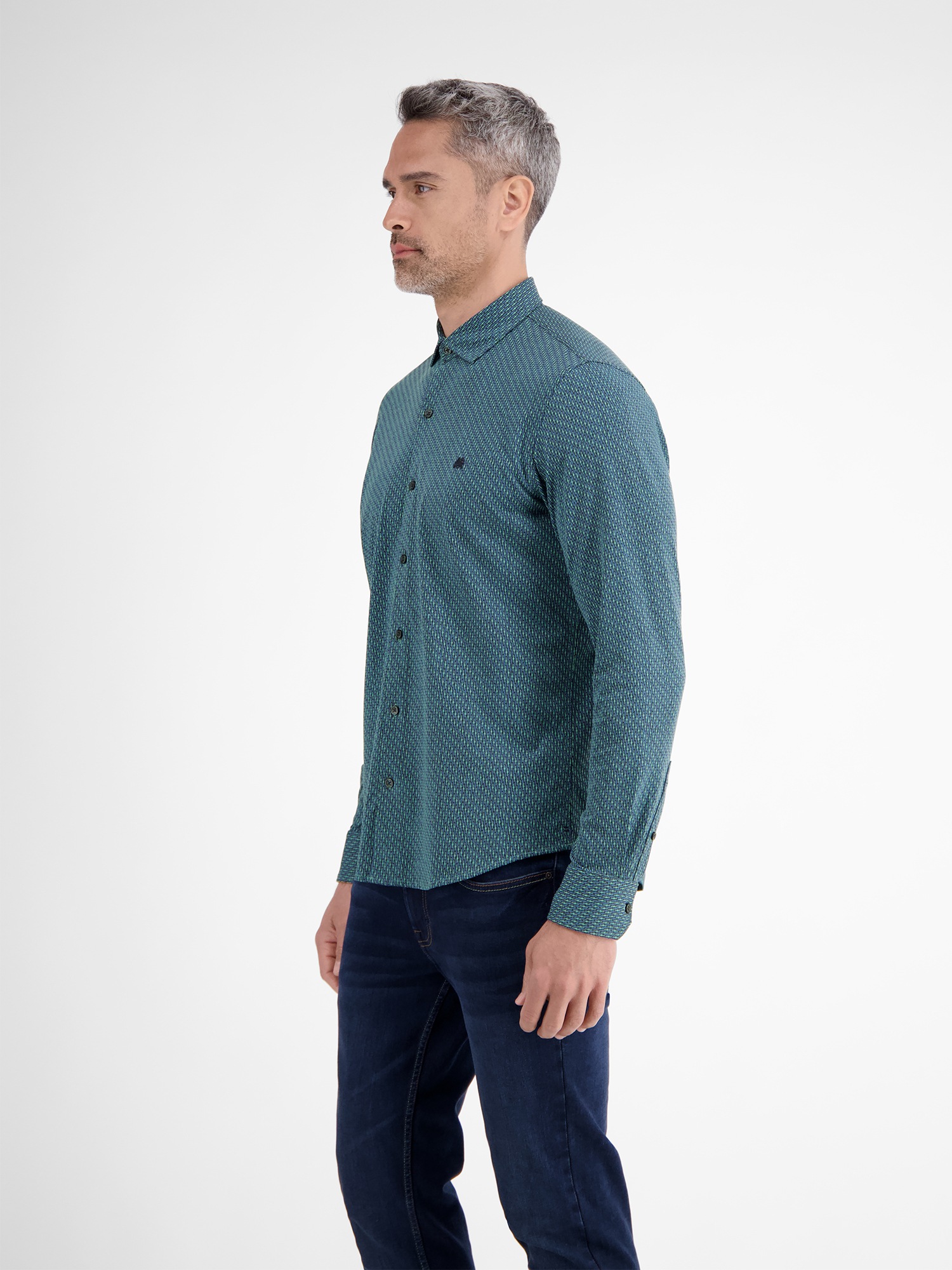 Thumbnail - LERROS Langarmhemd "LERROS Jersey Herrenhemd"