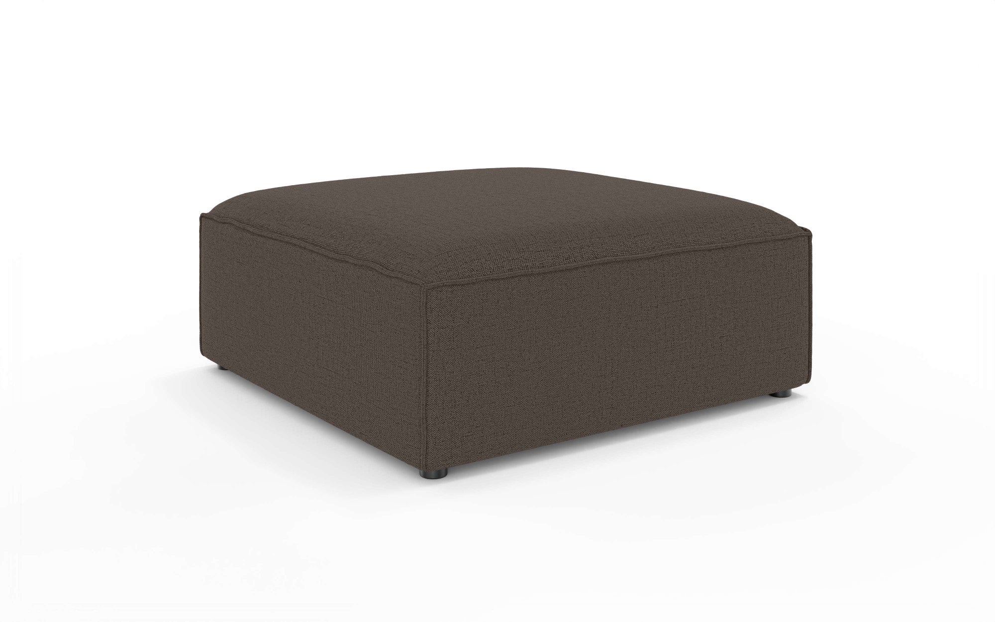 OTTO home Polsterhocker "HAILY Sitzhocker XL passend zur Serie, Maße B/T/H: 100/100/42 cm" als Modul oder separat verwendbar, für individuelle Zusammenstellung