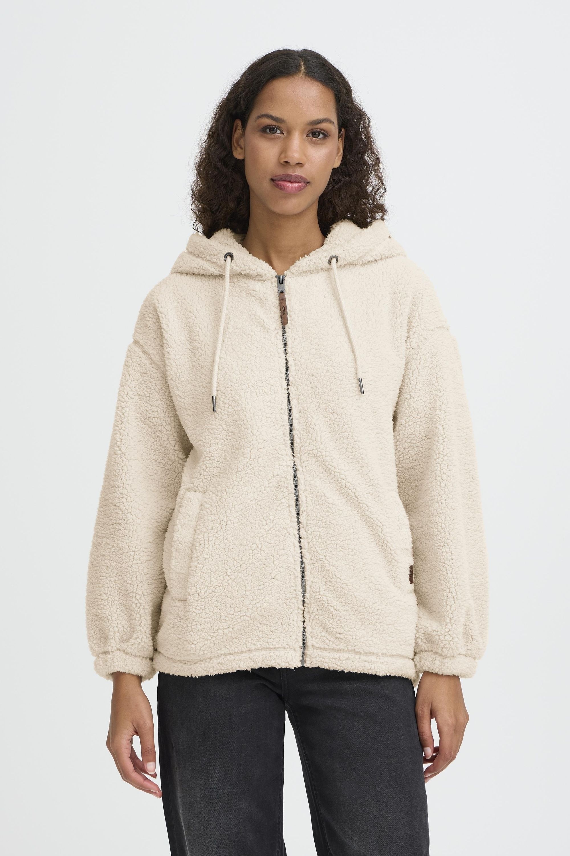 OXMO Kapuzensweatjacke »Kapuzenfleecejacke OXBERINA«