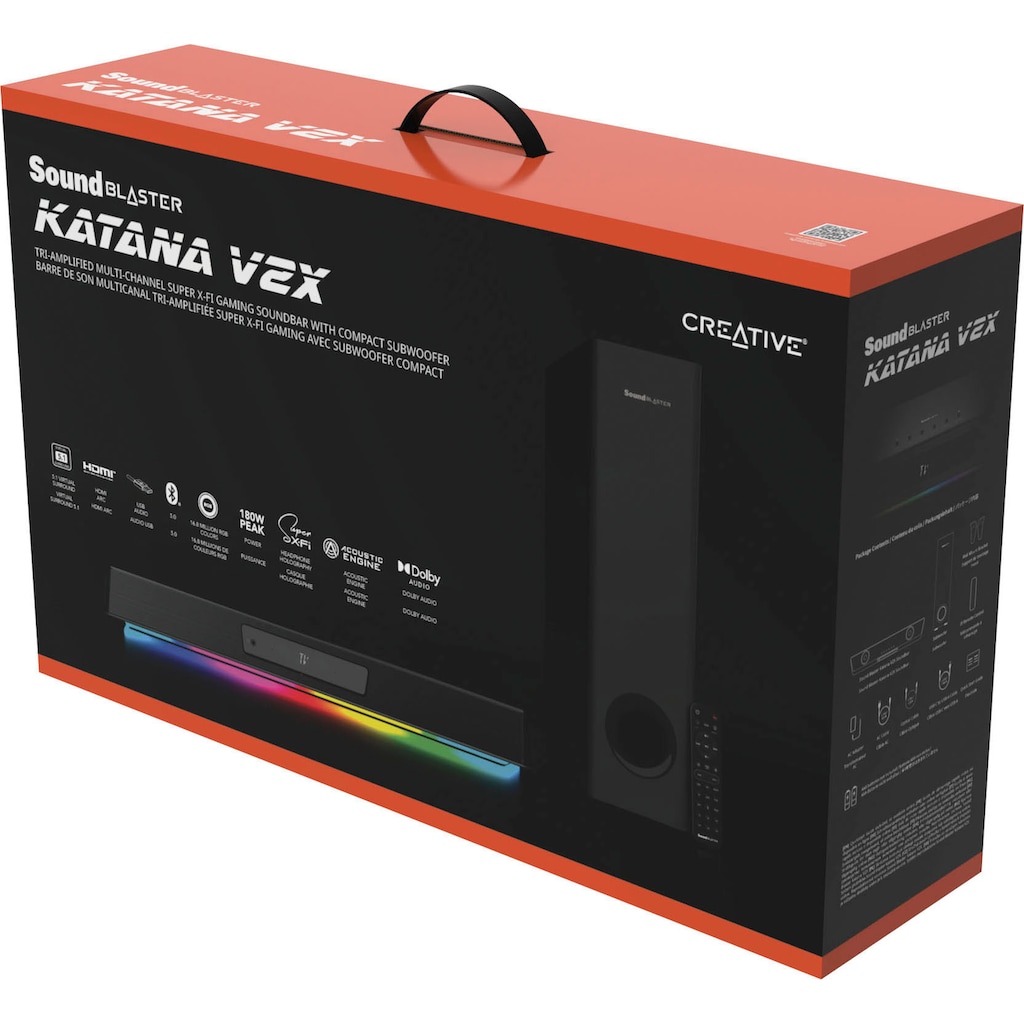 Creative Soundbar »Sound Blaster Katana V2X«