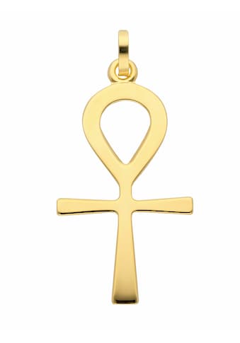 Adelia´s Kettenanhänger »585 Gold Kreuz Anhänger Lebenszeichen«, Goldschmuck für Damen... kaufen