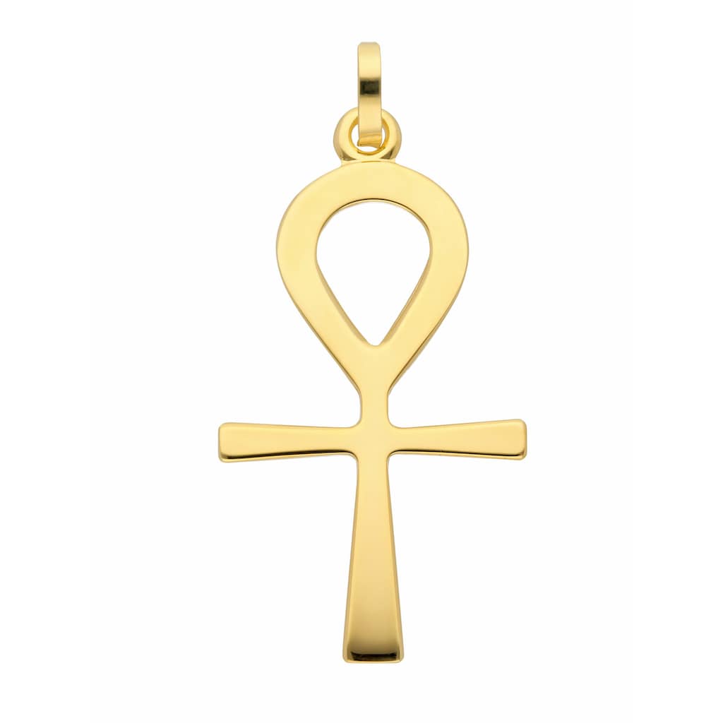 Adelia´s Kettenanhänger »333 Gold Kreuz Anhänger Lebenszeichen«