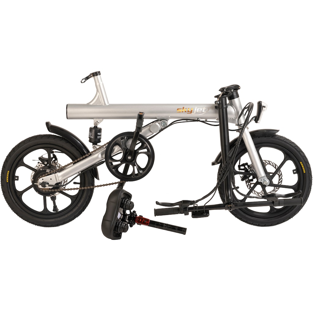 skyjet E-Bike »1S«, 1 Gang, Heckmotor 250 W