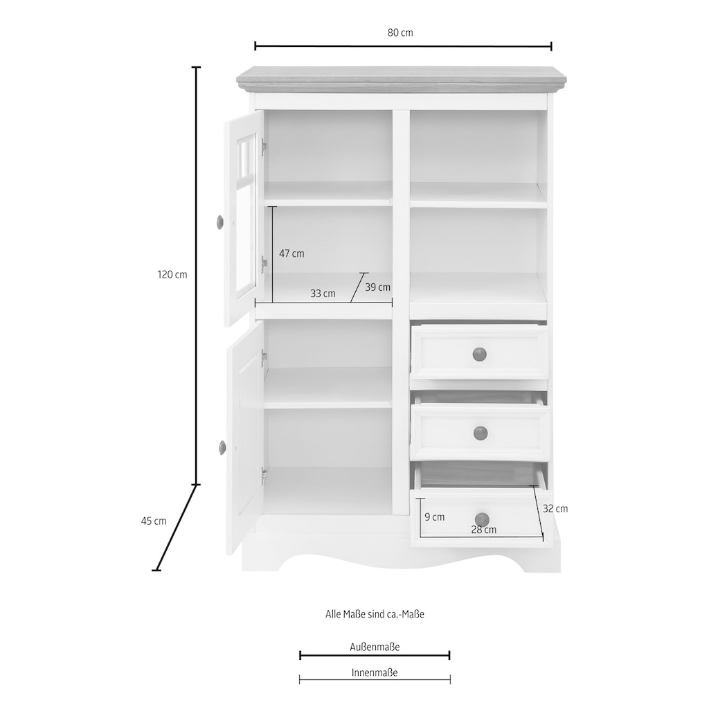 Home affaire Highboard »Melissa«