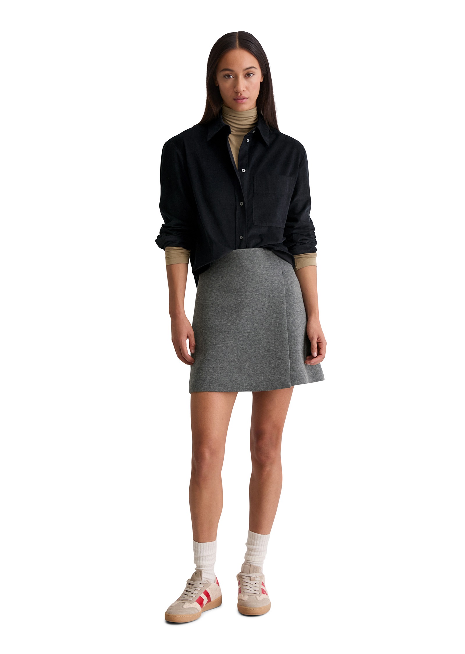 Marc O'Polo Langarmbluse »aus softem Baumwolle-Lyocell-Mix«