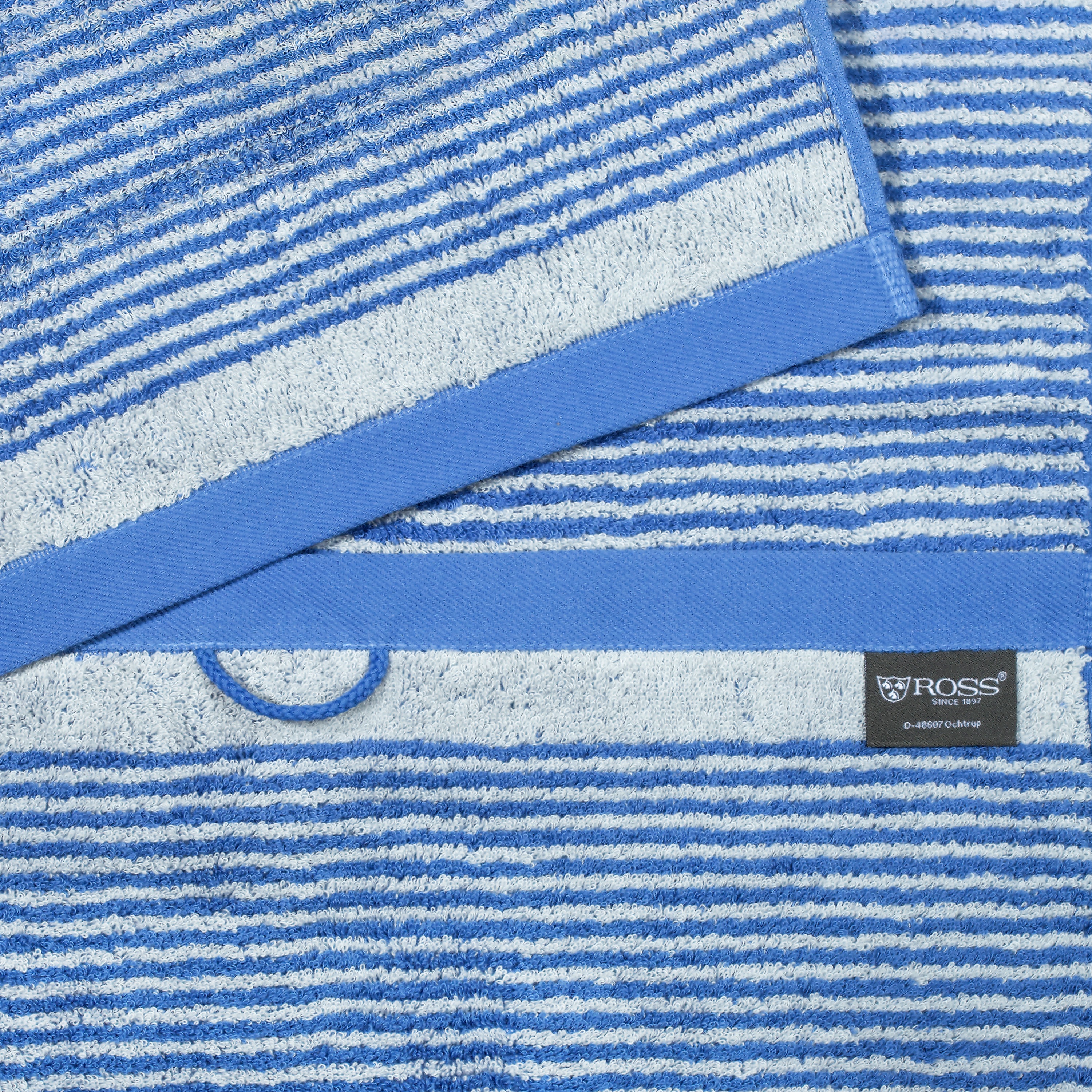 Thumbnail - ROSS Duschtuch "schmaler Querstreifen" aus feinster Baumwolle