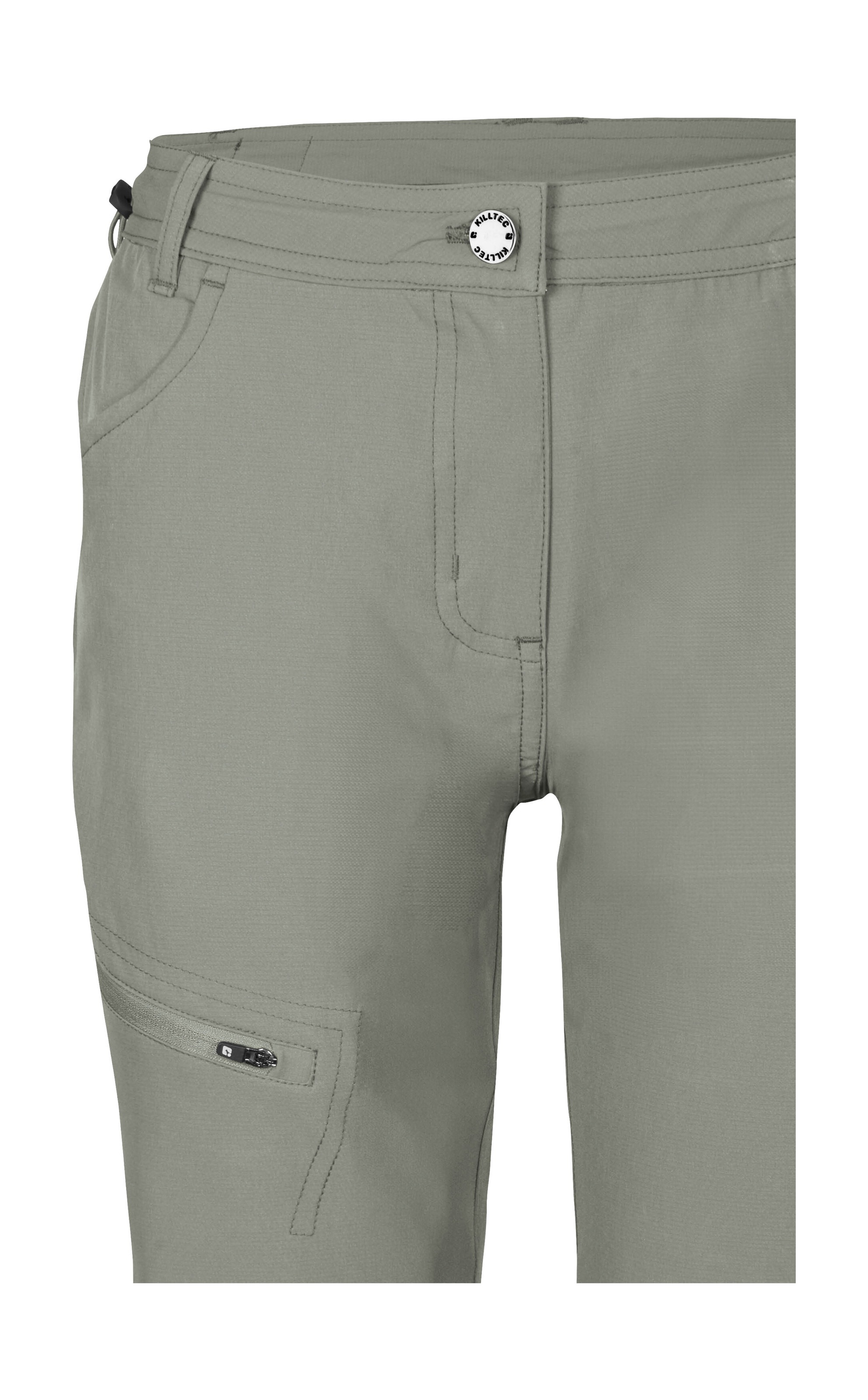 Killtec Caprihose »KOS 4 WMN PNTS«, Wasserabweisende, schnelltrocknende Caprihose mit Comfort-Stretch