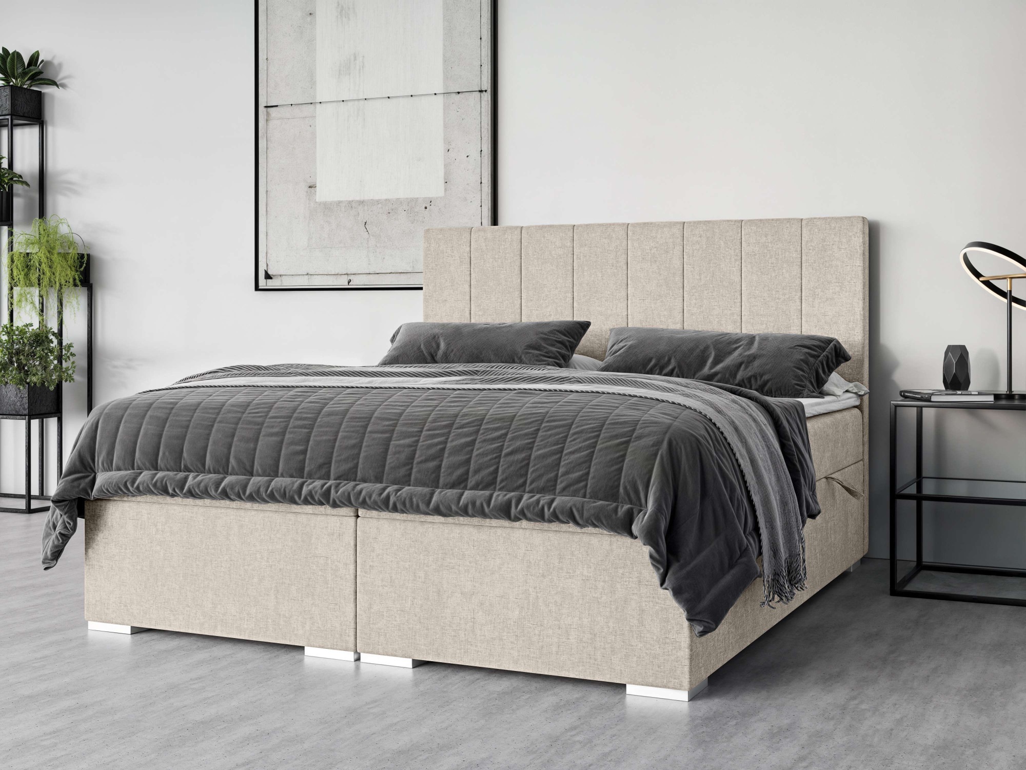 Home affaire Polsterbett "Ginoro mit Matratze und Topper, in 3 Breiten (140 günstig online kaufen