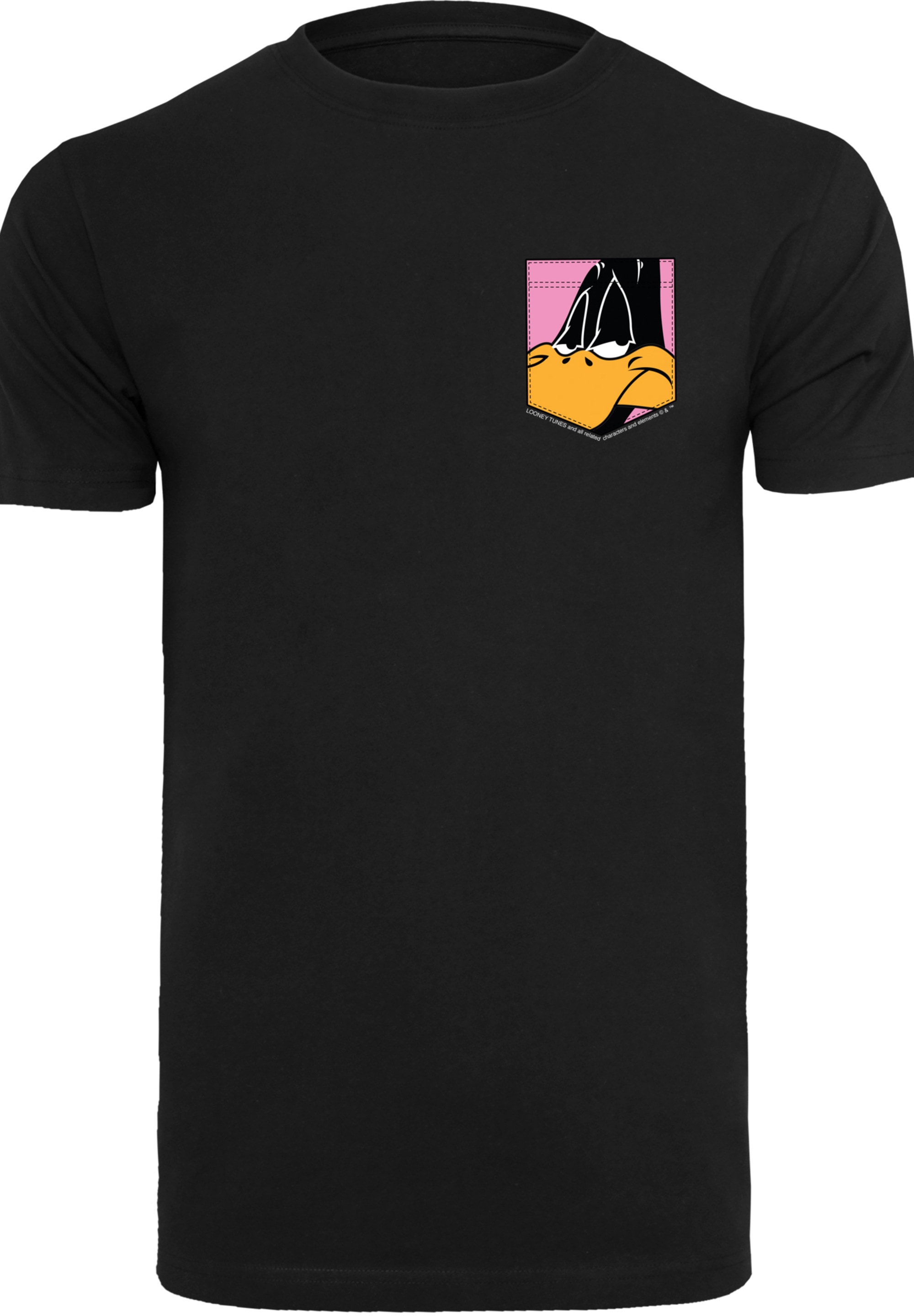 F4NT4STIC T-Shirt "Looney Tunes Daffy Duck Faux Pocket", Print günstig online kaufen