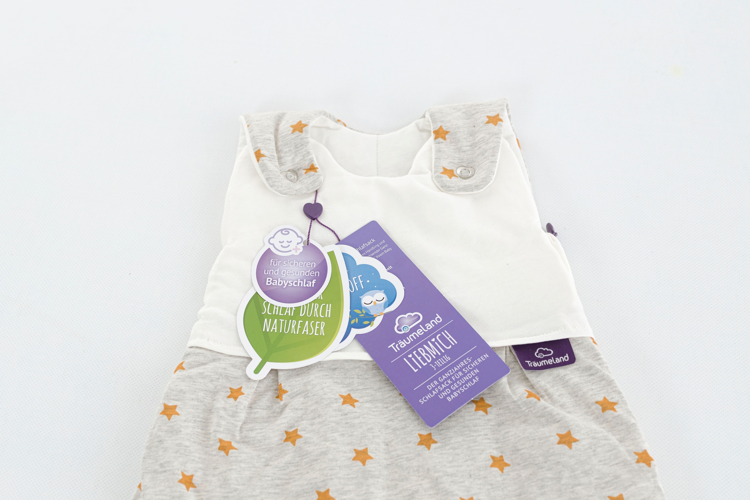 Träumeland Babyschlafsack »Außenschlafsack LIEBMICH, Design Sternentraum blau«