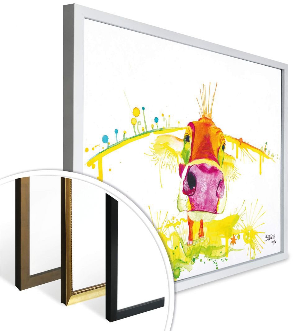 Wall-Art Poster »Crazy Calf«, Schriftzug, (1 St.), Poster, Wandbild, Bild,  Wandposter bestellen | BAUR