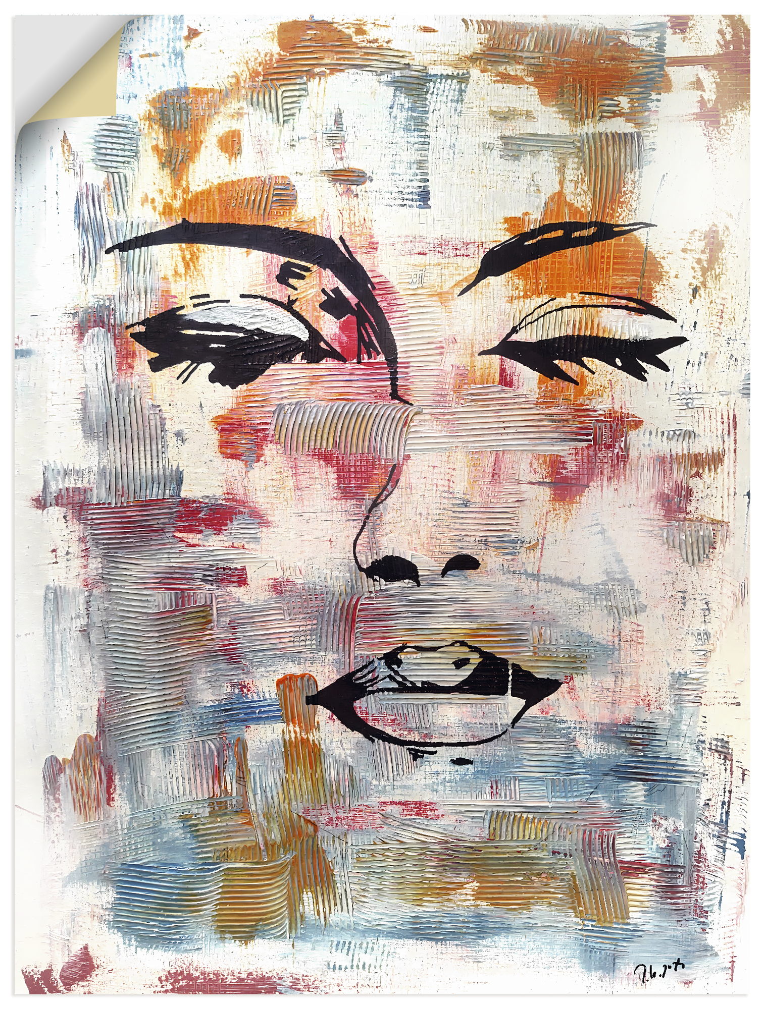 Artland Wandbild "Eine Frau aus einem anderen Universum" Bilder von Frauen 1 Stk. tlg. als Alubild, Leinwandbild, Poster, Wandaufkleber in verschied. Größen