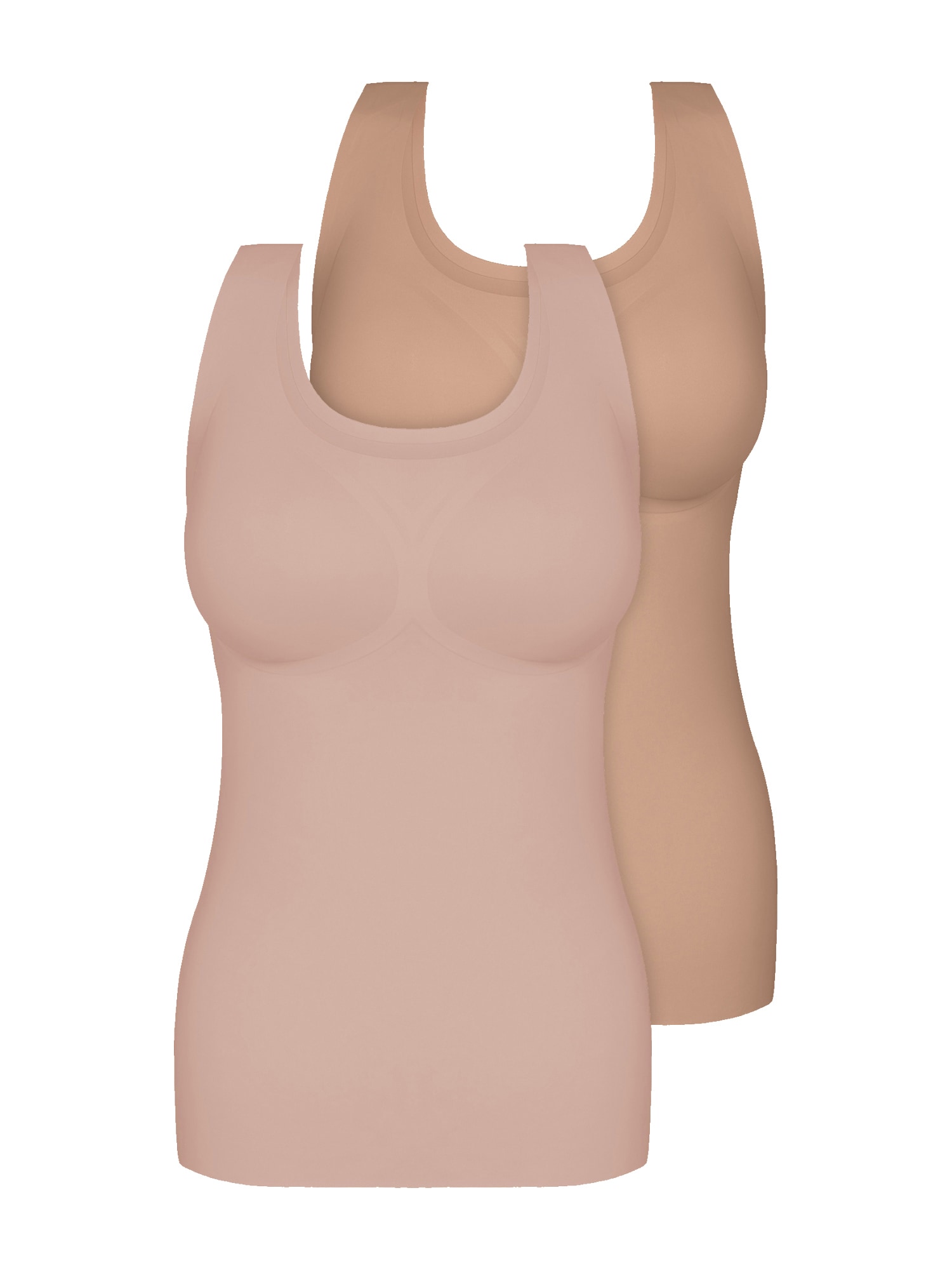 Sassa Achseltop "2er Pack BH-Shirt mit herausnehmbaren Pads bonded micro" 2 Stück