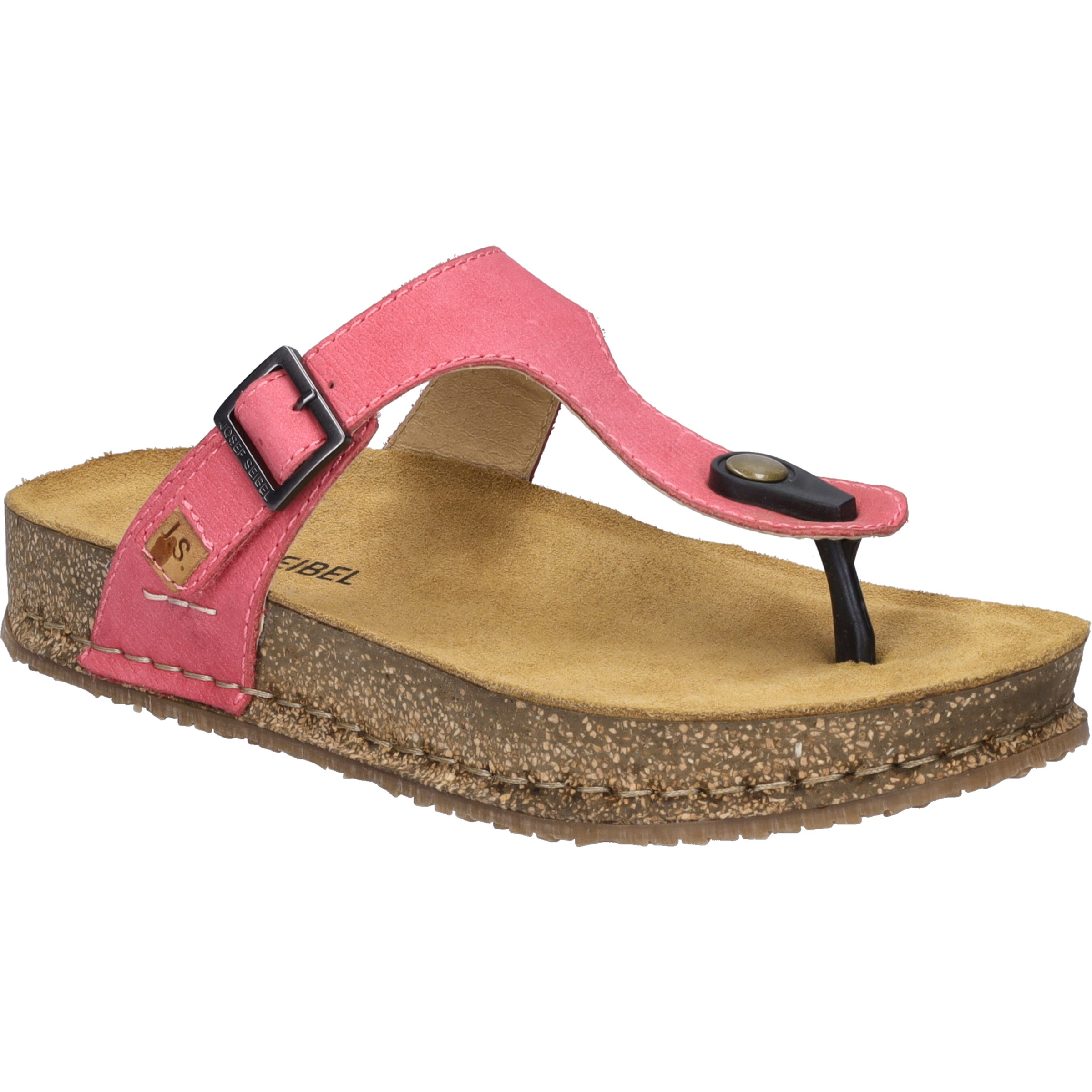 JOSEF SEIBEL Damen Zehentrenner "Hannah 09, pink", Gr. 41, pink, Obermaterial: 100% Rindsleder Leather cow., Schuhe