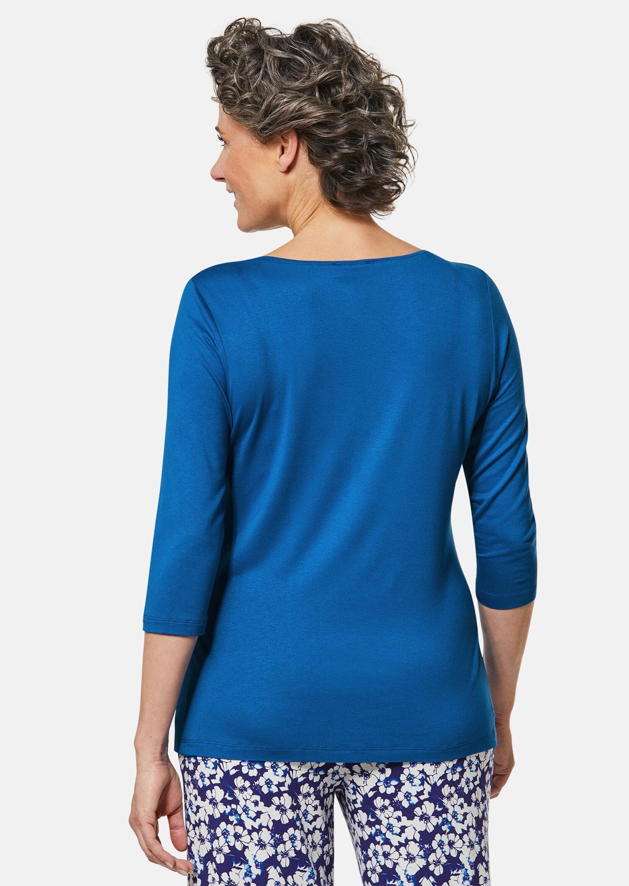 GOLDNER 3/4-Arm-Shirt »Shirt Trageangenehmes Viskoseshirt mit Elasthan«