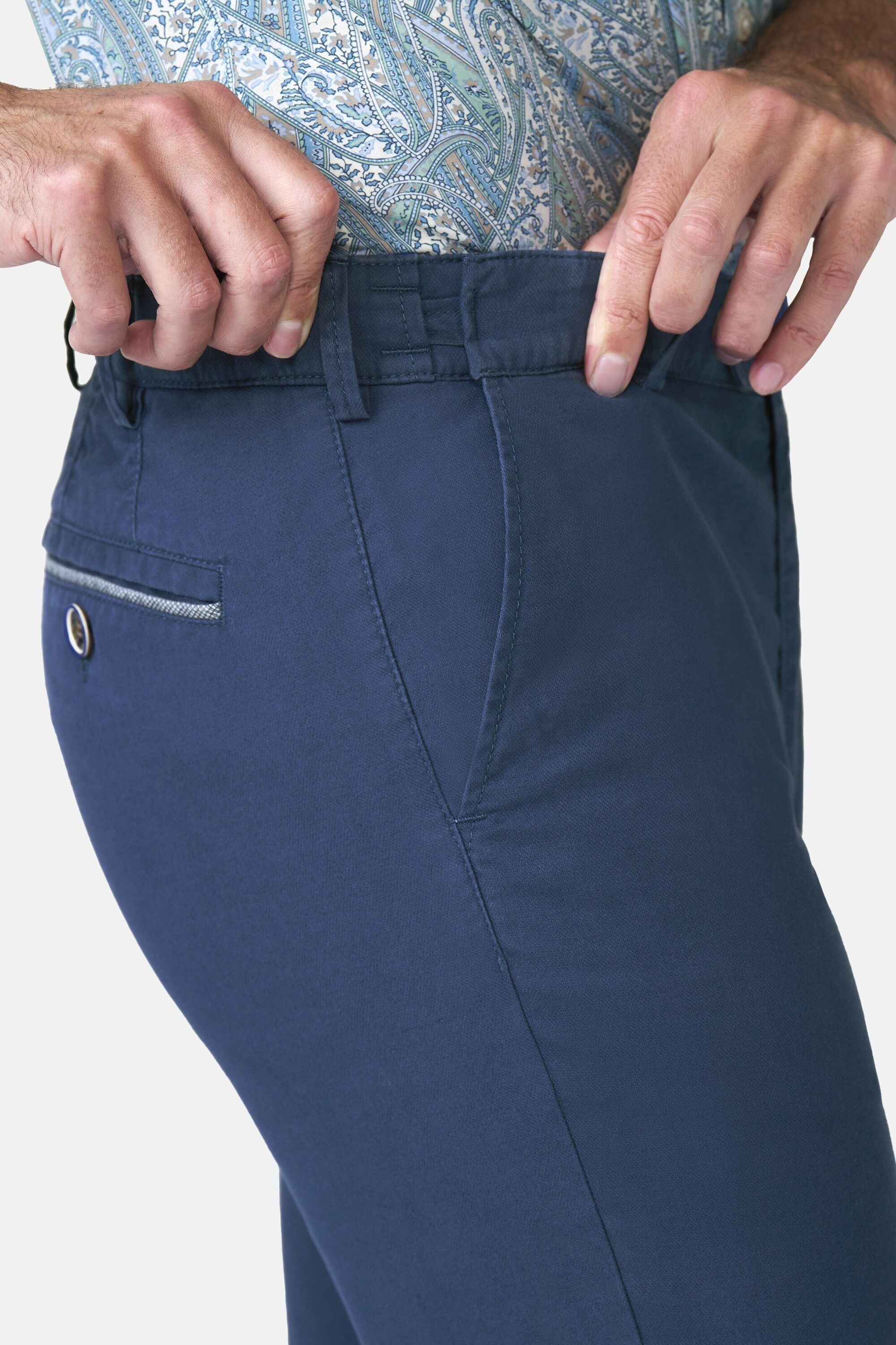 MEYER Chinos »Oslo 1-5081«  mit bundgewebtem Innenfutter
