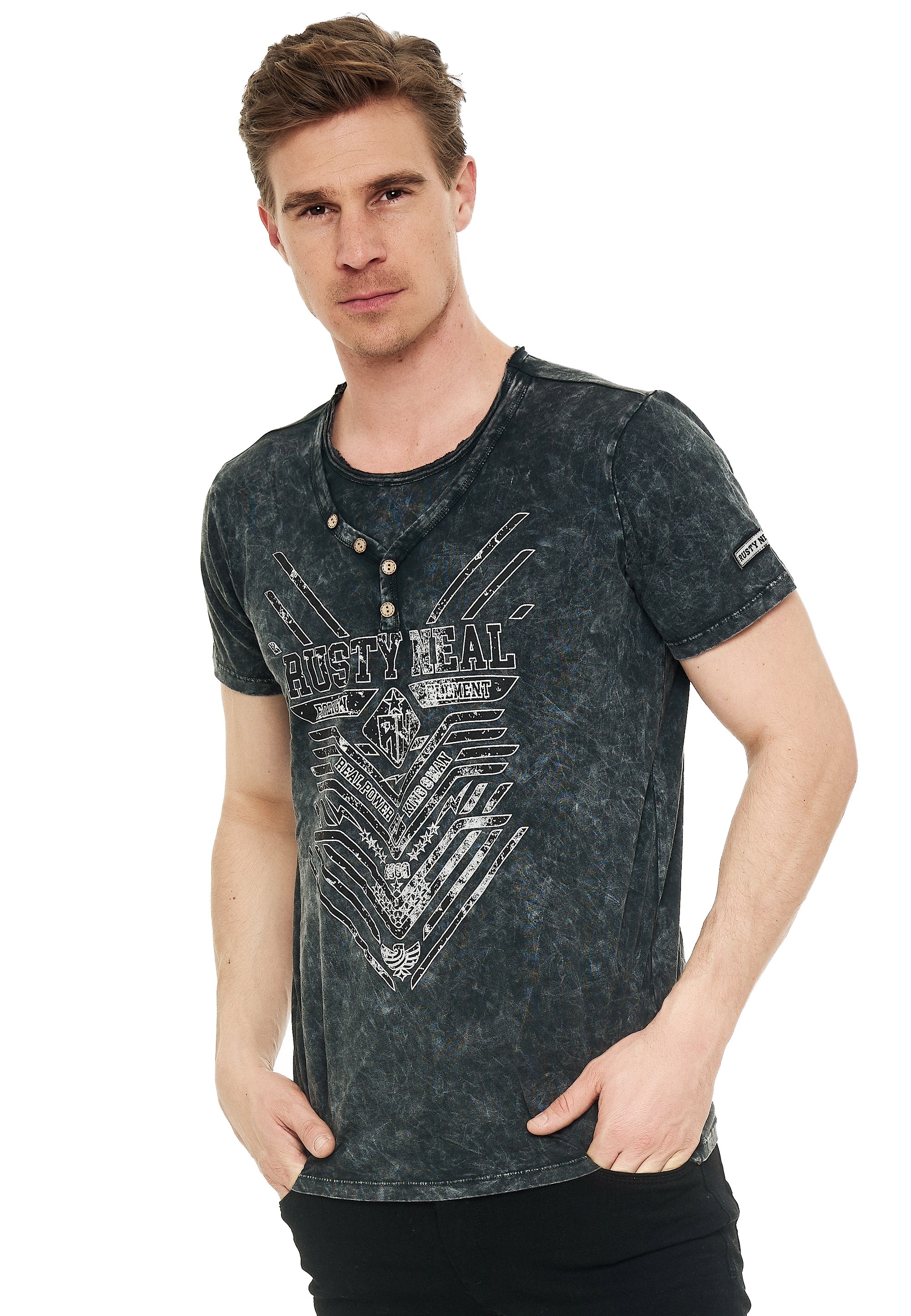 Friday | Rusty stylischem Print BAUR mit Black Neal T-Shirt,