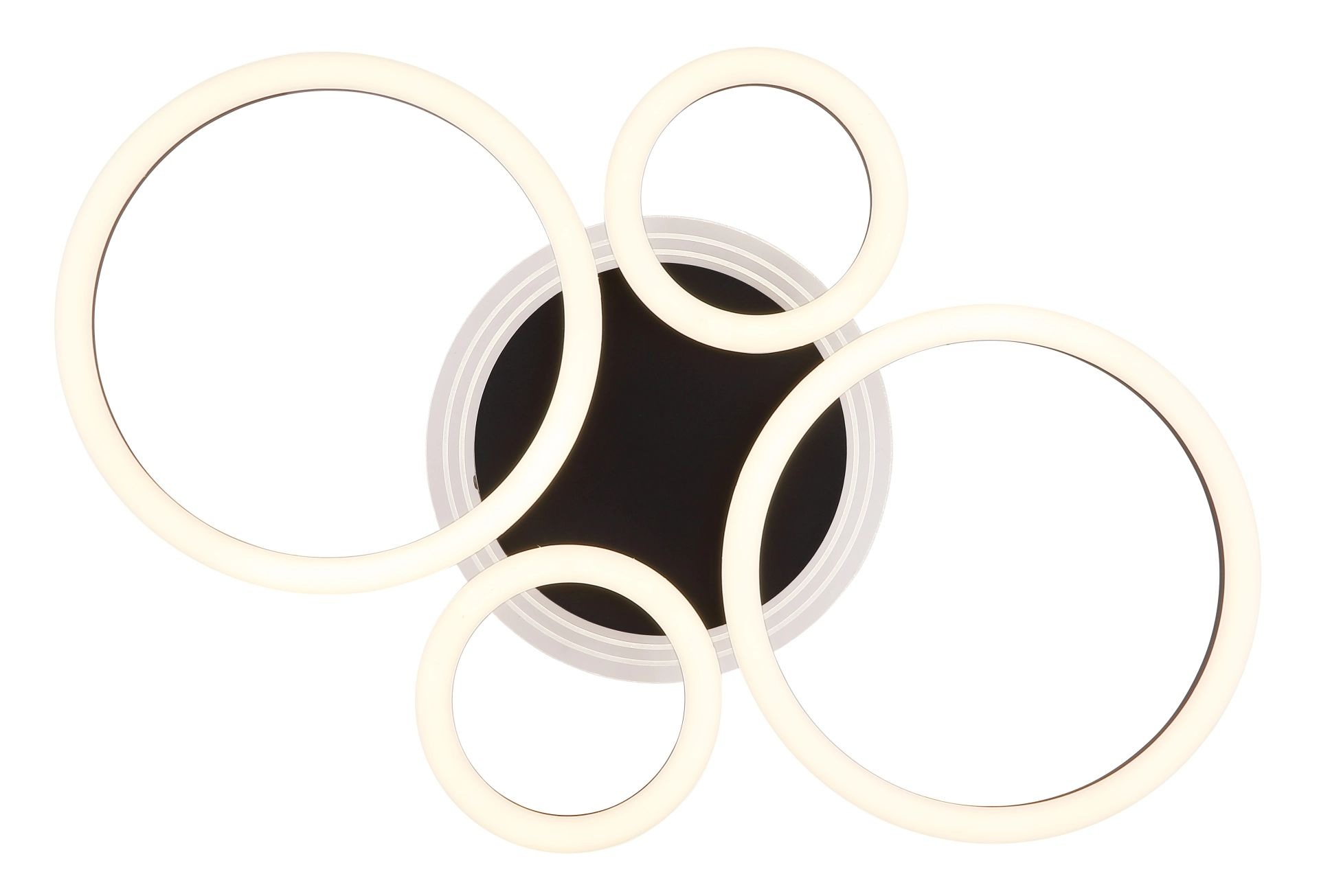 GLOBO LIGHTING LED Deckenleuchte »LORETTA«, Leuchtmittel LED-Modul | LED fest integriert, Deckenlampe, rund, Wohnzimmer, Schlafzimmer