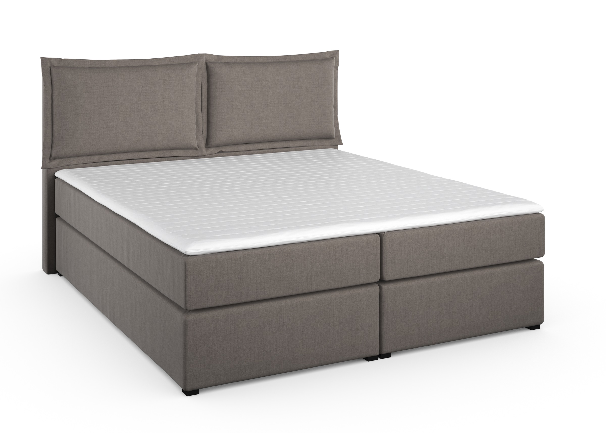Home affaire Boxspringbett »Lysann«, 5fach verstellbares Kopfteil, in 4 Breiten, 3 Matratzenarten