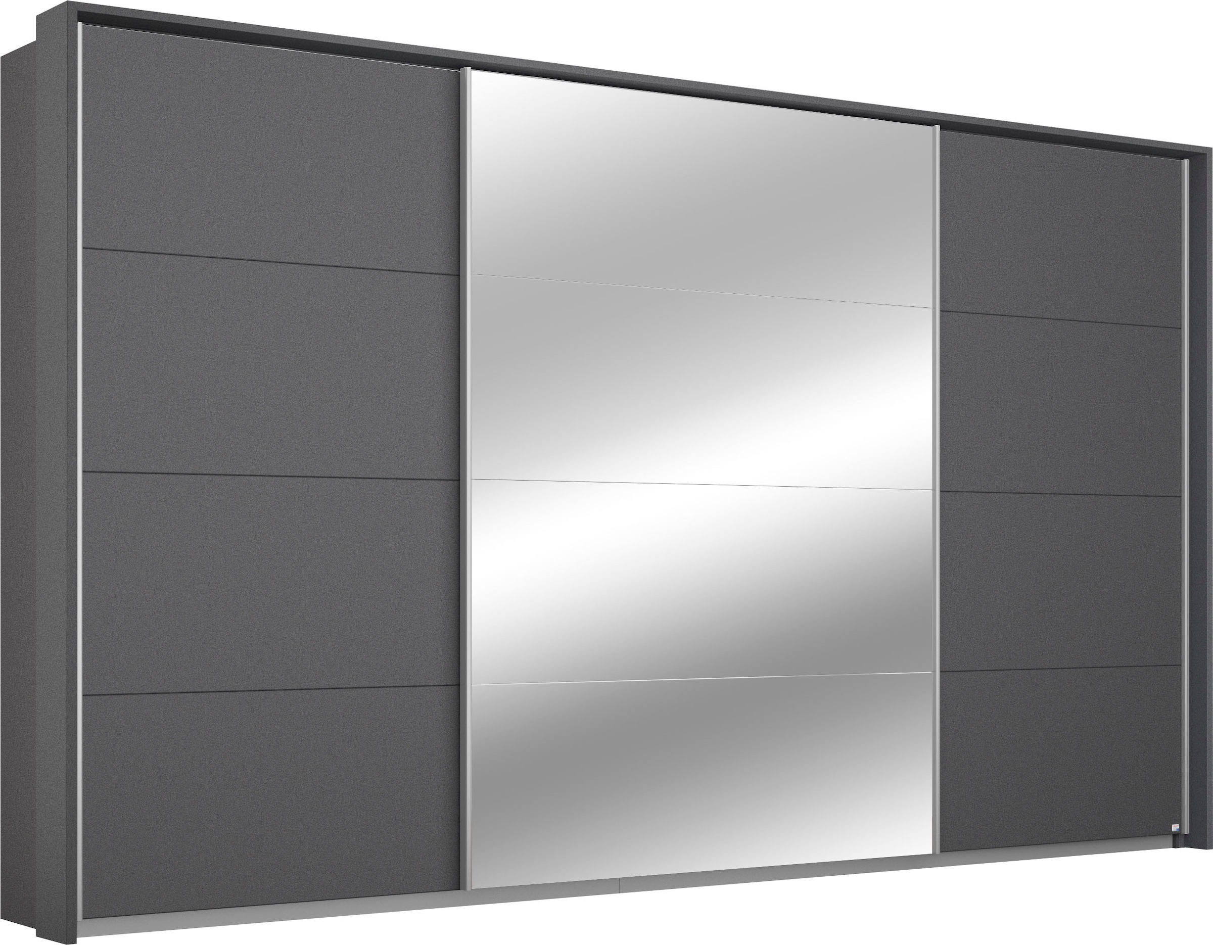 OTTO home Kleiderschrank "Mehrzweckschrank Aktenschrank Möbel Mietswohnung Schlafzimmer CORTONA" erhältlich in Breite 211/278/323/368 cm, Höhe: 214/233 cm, inkl. Passepartout und Zubehör, optionale Beleuchtung MADE IN GERMANY