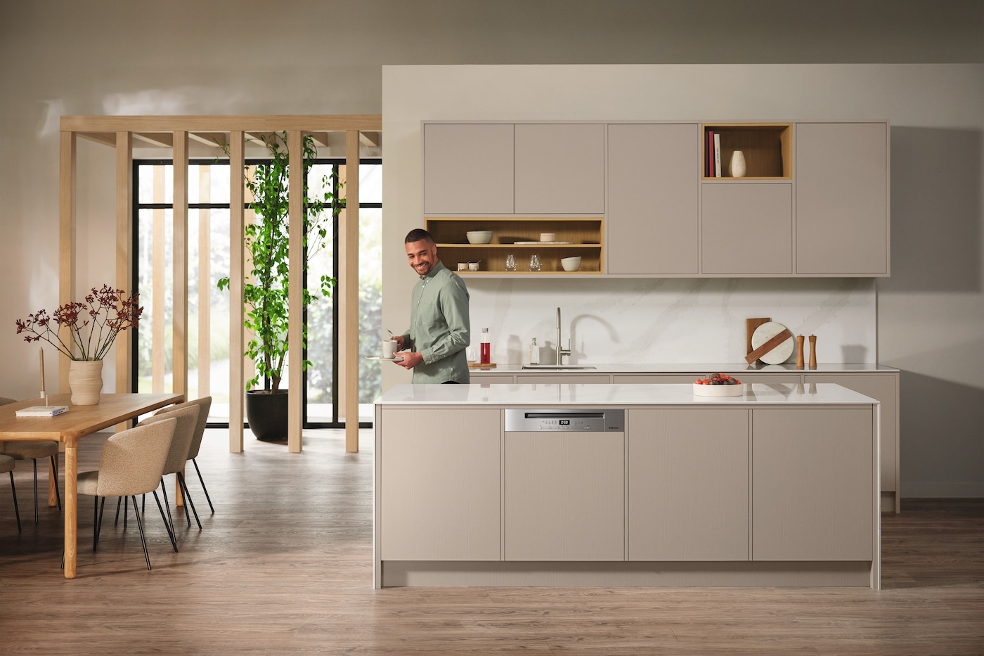 Miele teilintegrierbarer Geschirrspüler XXL »G 5817 SCi XXL Active Plus«, 14 Maßgedecke