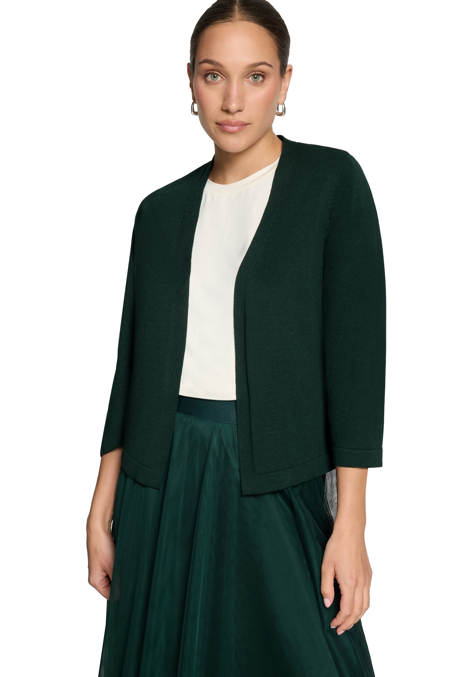 Zero Strickjacke »Damen mit 3/4 Arm« 1 Plain/ ohne Details