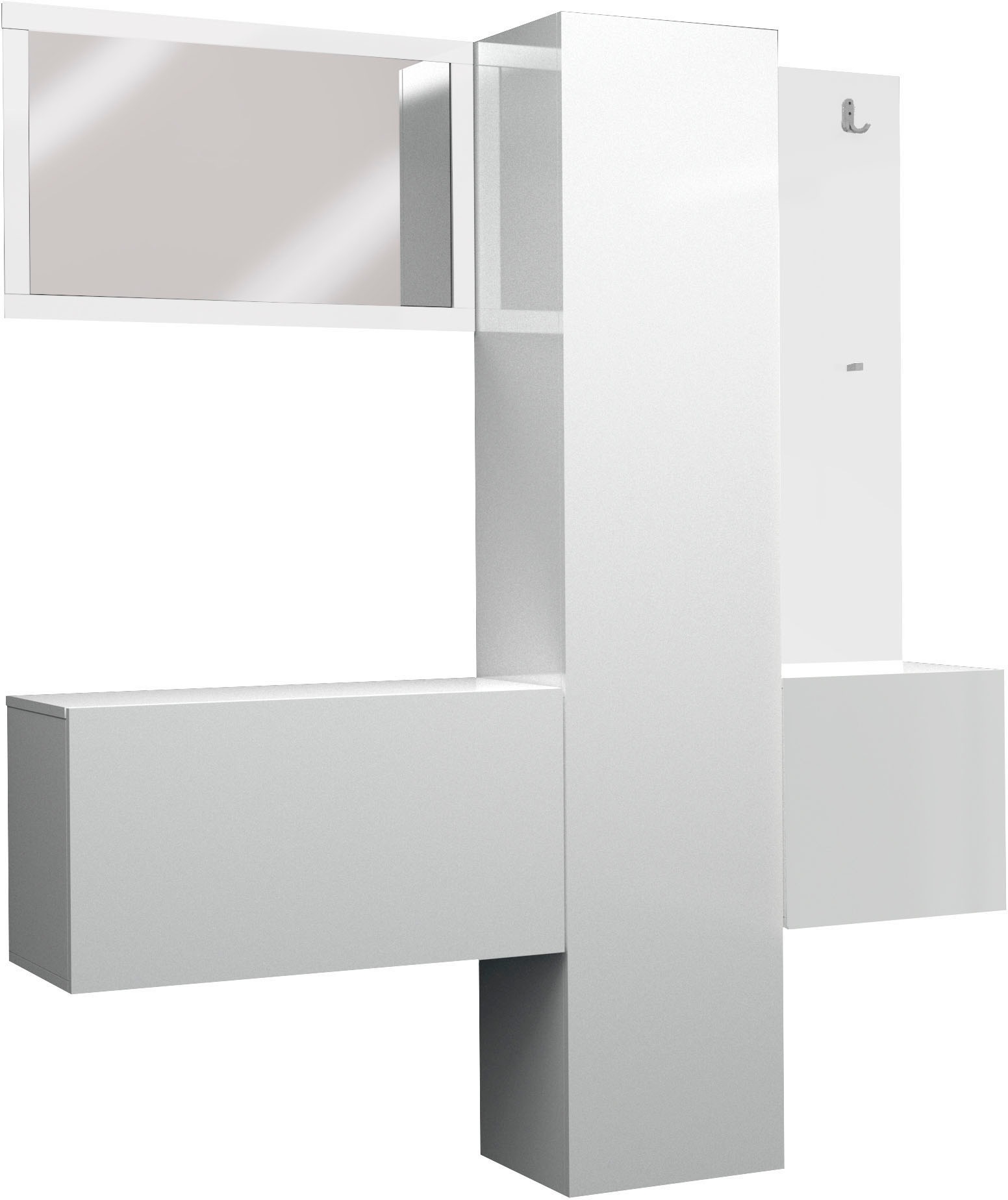 Home affaire Garderoben-Set "Kompakt" 5 Stk. tlg. günstig online kaufen