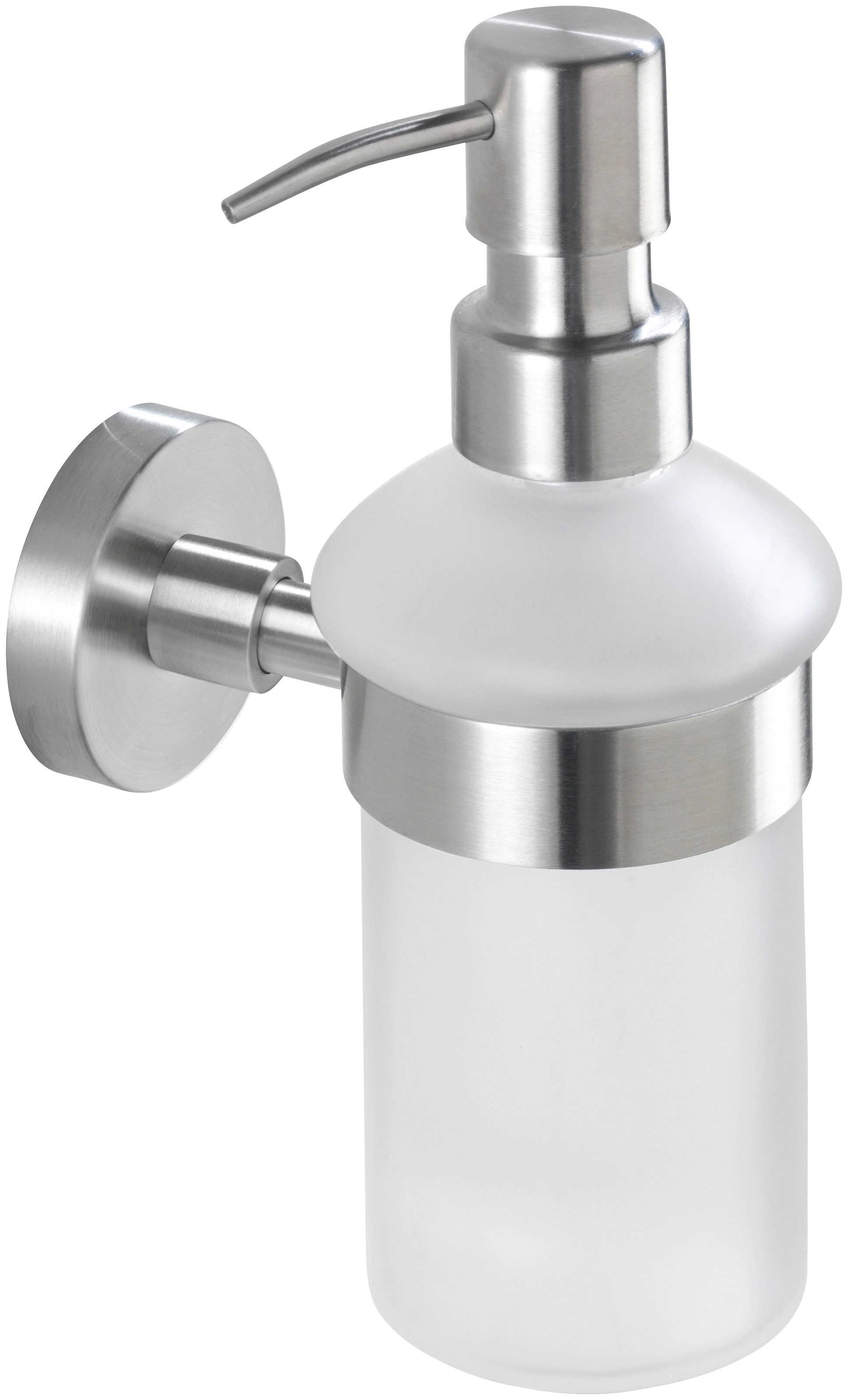WENKO Seifenspender "Bosio" Edelstahl rostfrei, ca. 200 ml Füllmenge günstig online kaufen