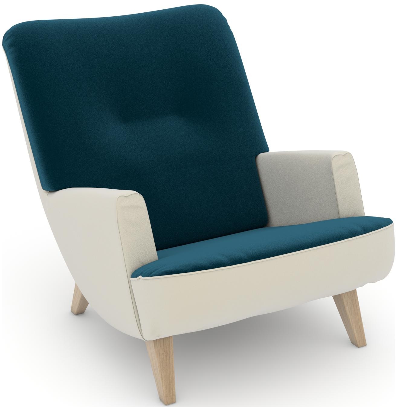 Loungesessel »build-a-chair Borano«, im Retrolook, zum Selbstgestalten