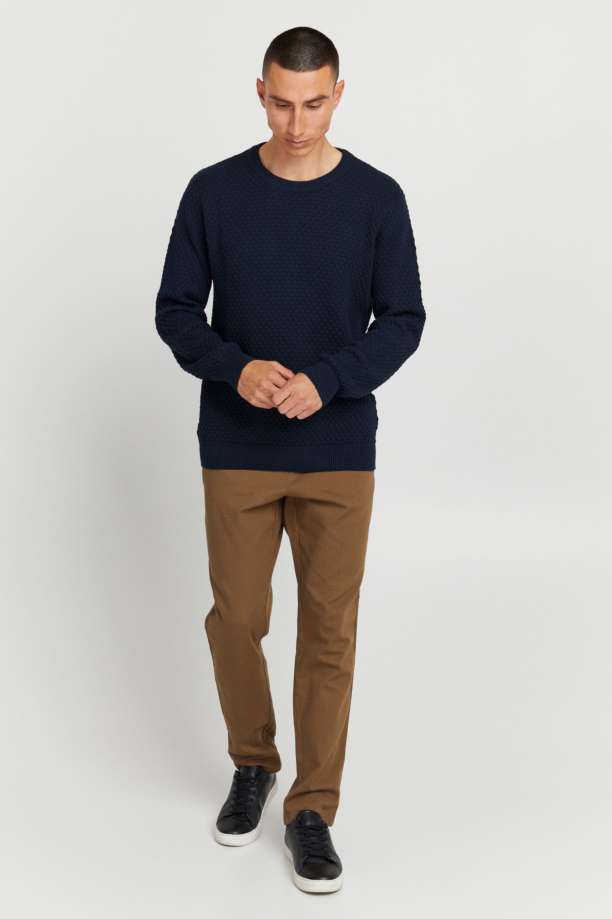 Solid Strickfleece-Pullover "Strickpullover SDClive" günstig online kaufen