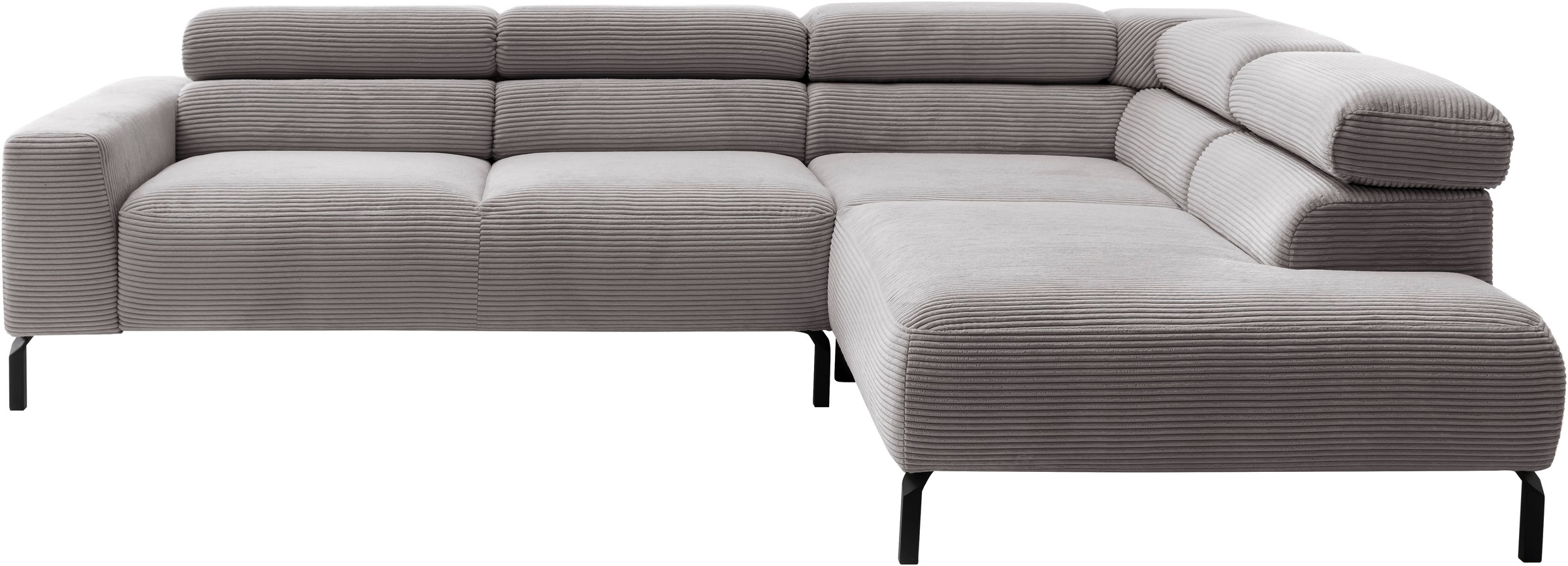 Home affaire Ecksofa "Antonelli, L-Form, inkl. Kopfteilverstellung, Breite günstig online kaufen