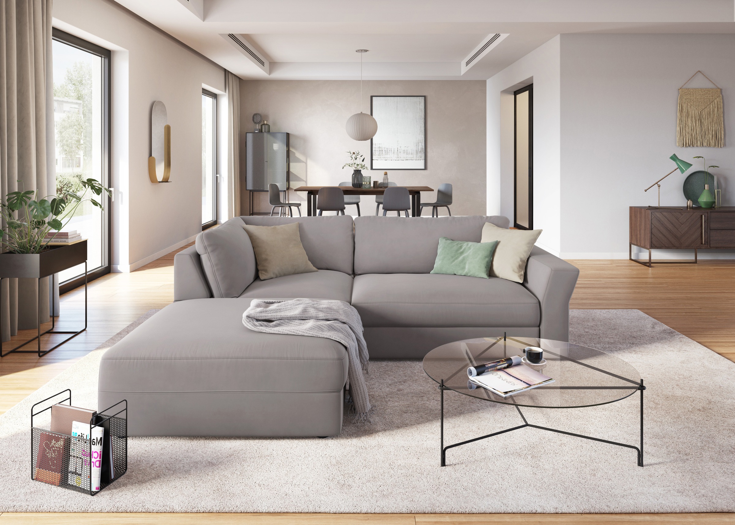 Thumbnail - sit&more Ecksofa "Cadabra L-Form" Breite 243 cm, inklusive Sitztiefenverstellung